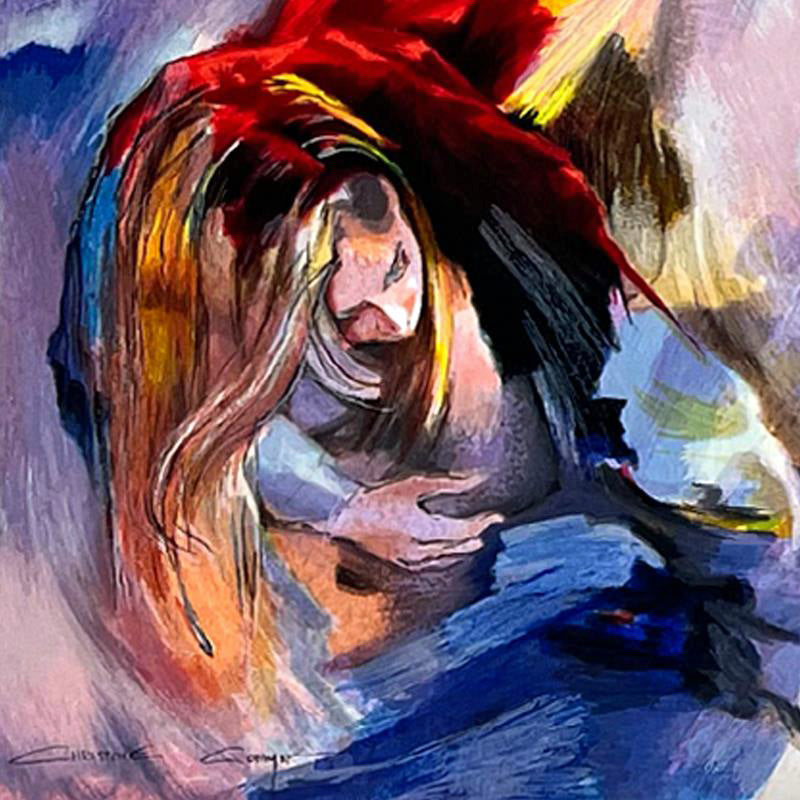 Christine Comyn Giclee Print on Paper Artist Hand Signed and Numbered