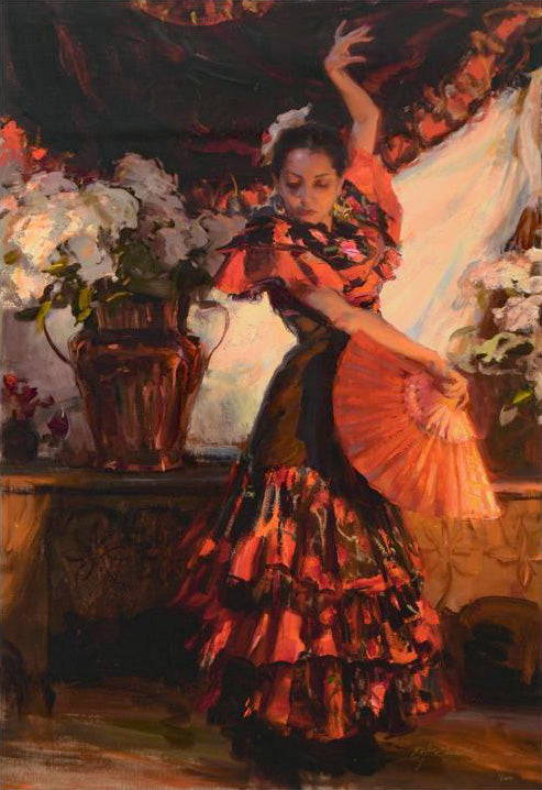Viva Flamenco Dan Gerhartz Canvas Giclée Print Artist Hand Signed and Numbered
