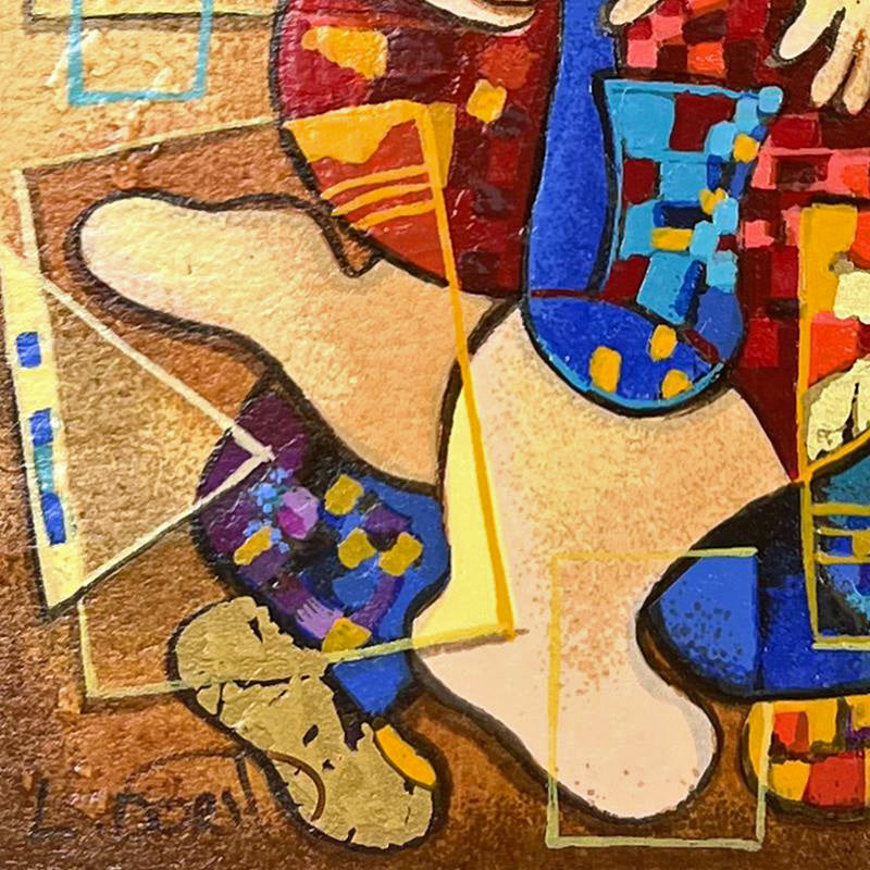 Trumpet of Love Dorit Levi Artist Proof Serigraph Artist Hand Signed EA Numbered