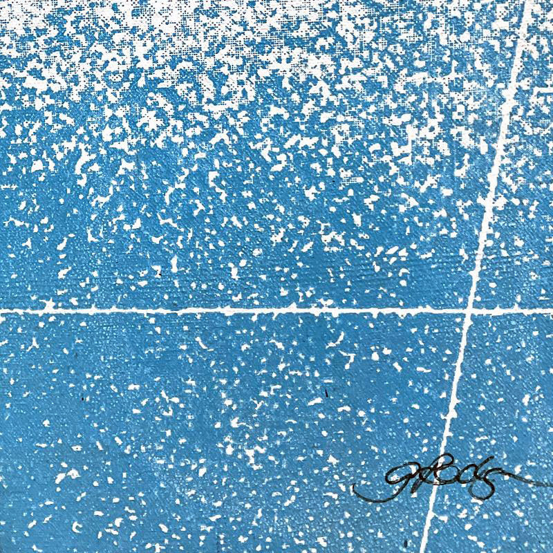 Walk of Fame - Hand Pulled Silkscreen and Acrylic Painting on Gallery Wrapped Canvas by Gail Rodgers