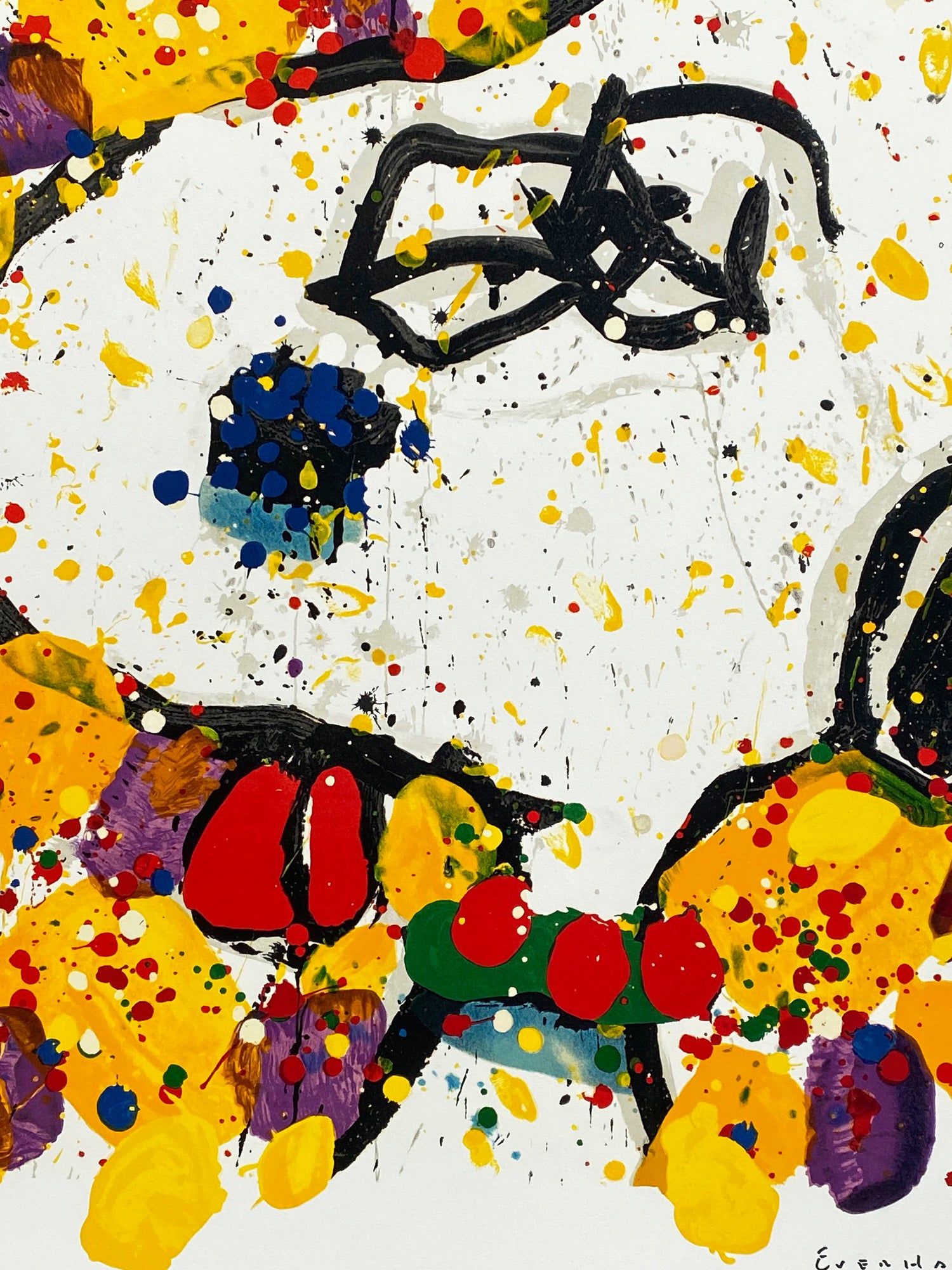 Squeeze The Day-Wednesday Tom Everhart Lithograph on Museum Quality Deckle Edge Paper Signed and Numbered