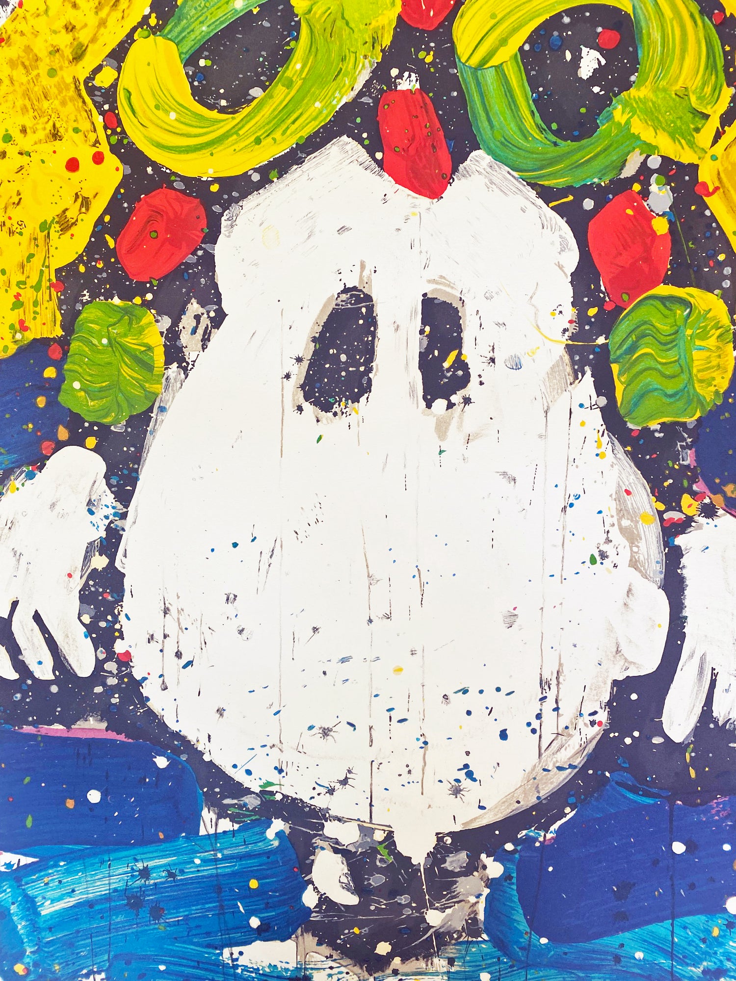 Ace Face Tom Everhart Limited Edition Lithograph Artist Hand Signed and Numbered