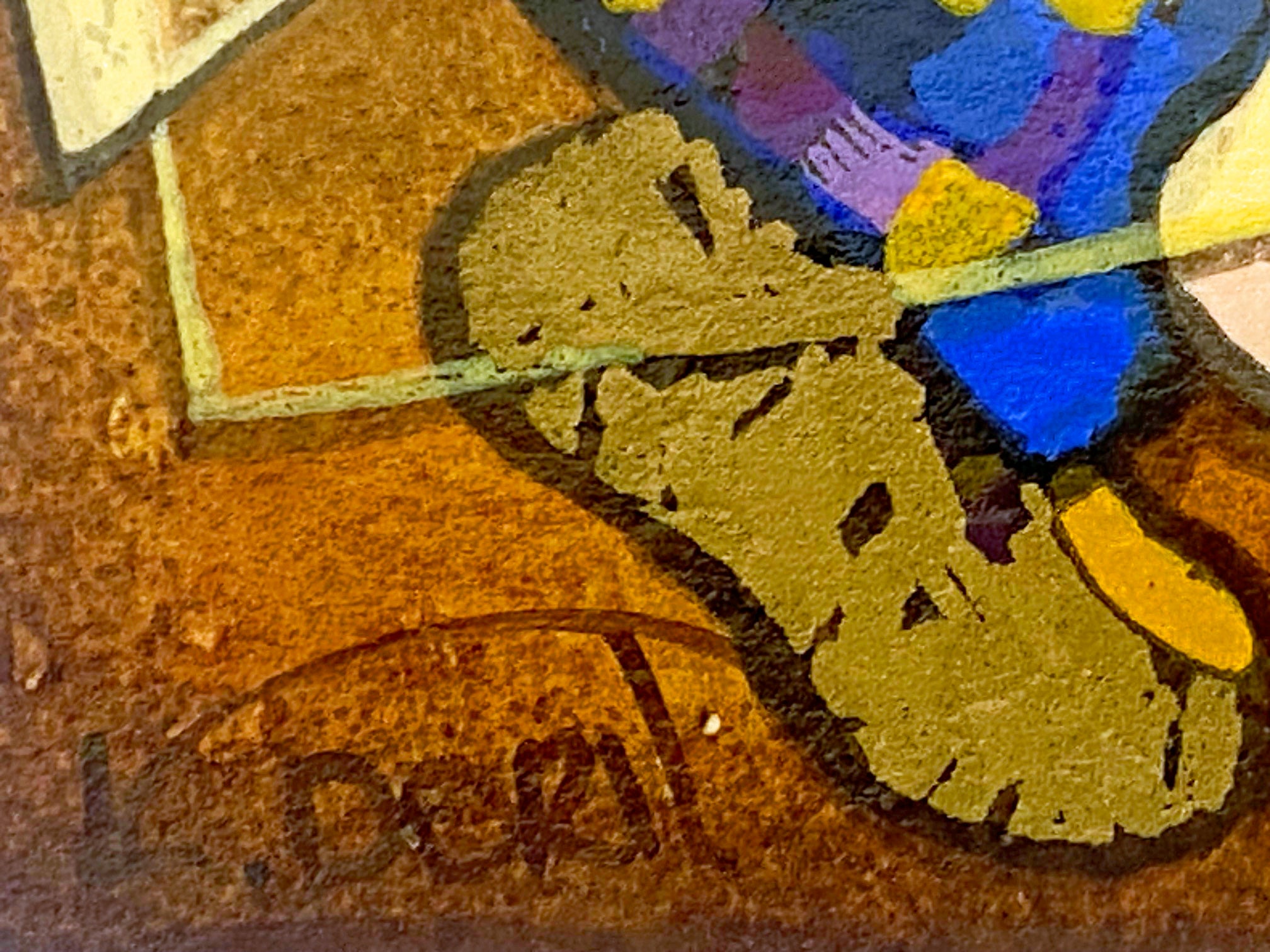 Trumpet of Love Dorit Levi Artist Proof Serigraph Artist Hand Signed EA Numbered