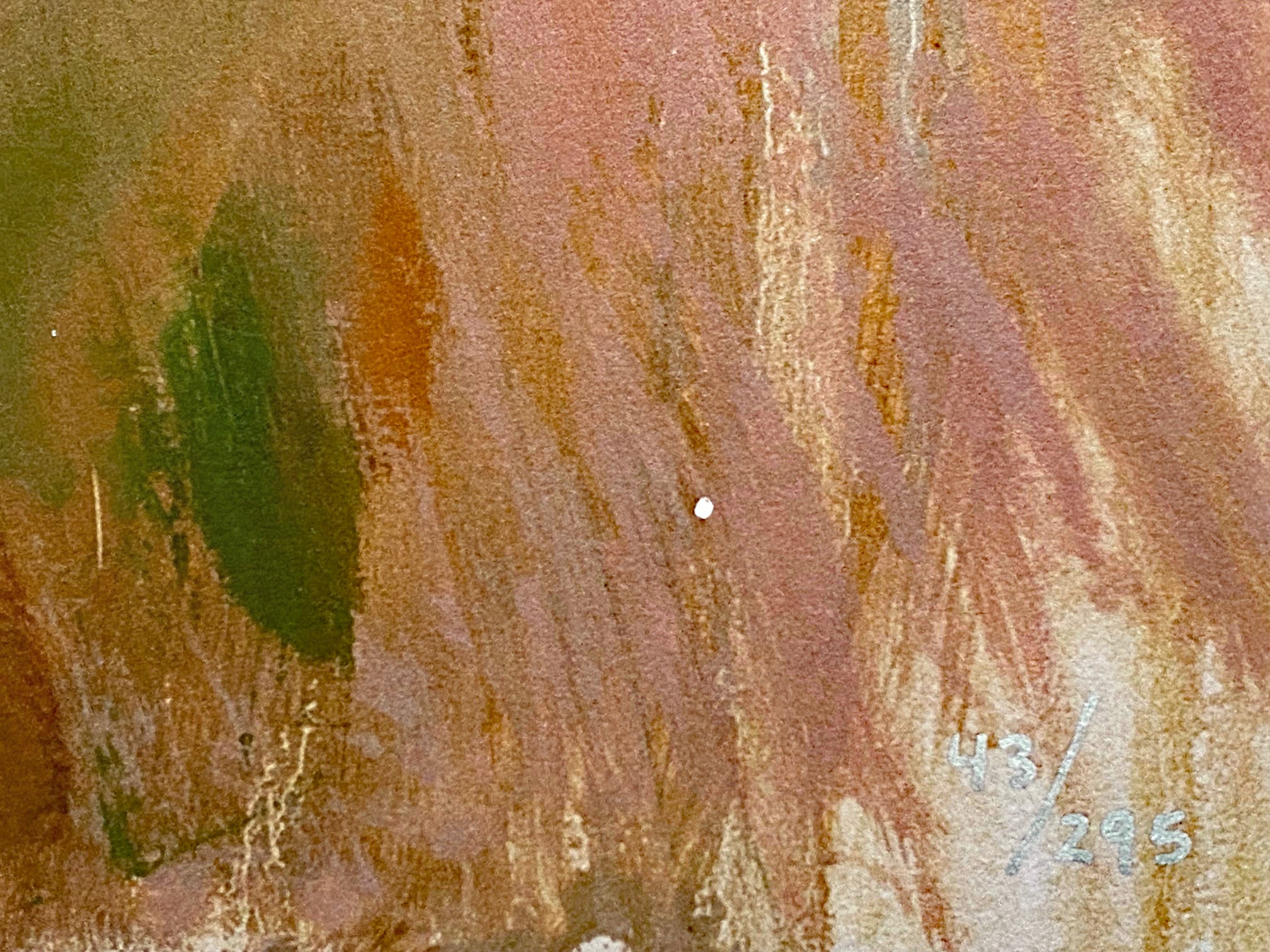 Silk Taffeta Pino Daeni Giclée Print Artist Hand Signed and Numbered