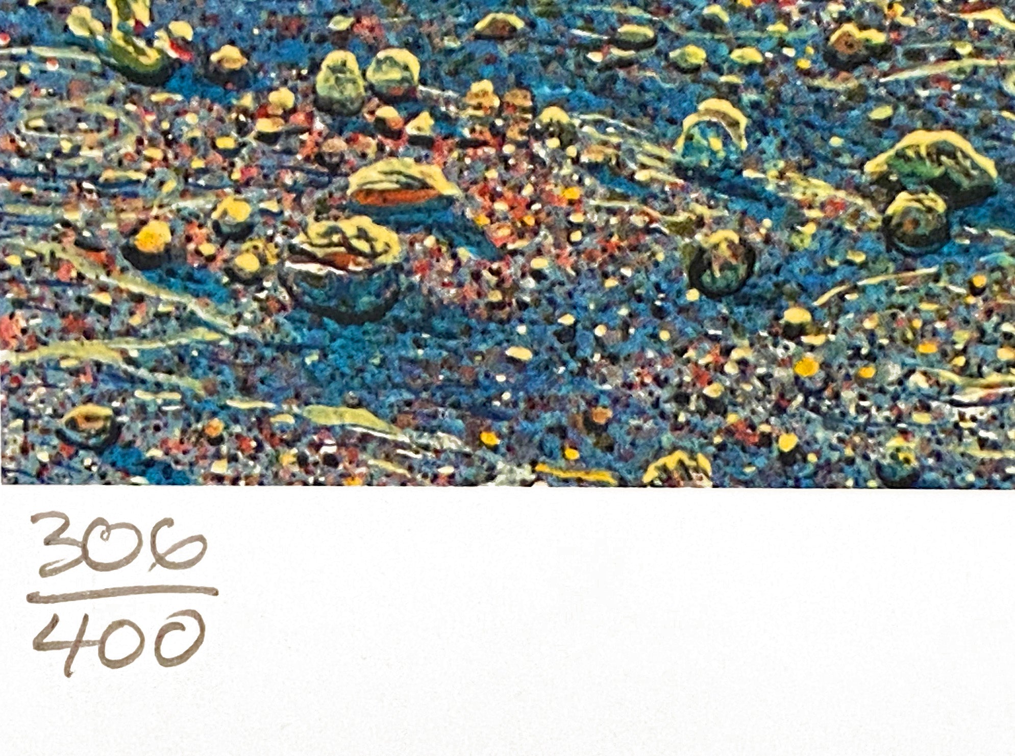 An Underwater Congress Robert Lyn Nelson Mixed Media Print Artist Hand Signed and Numbered