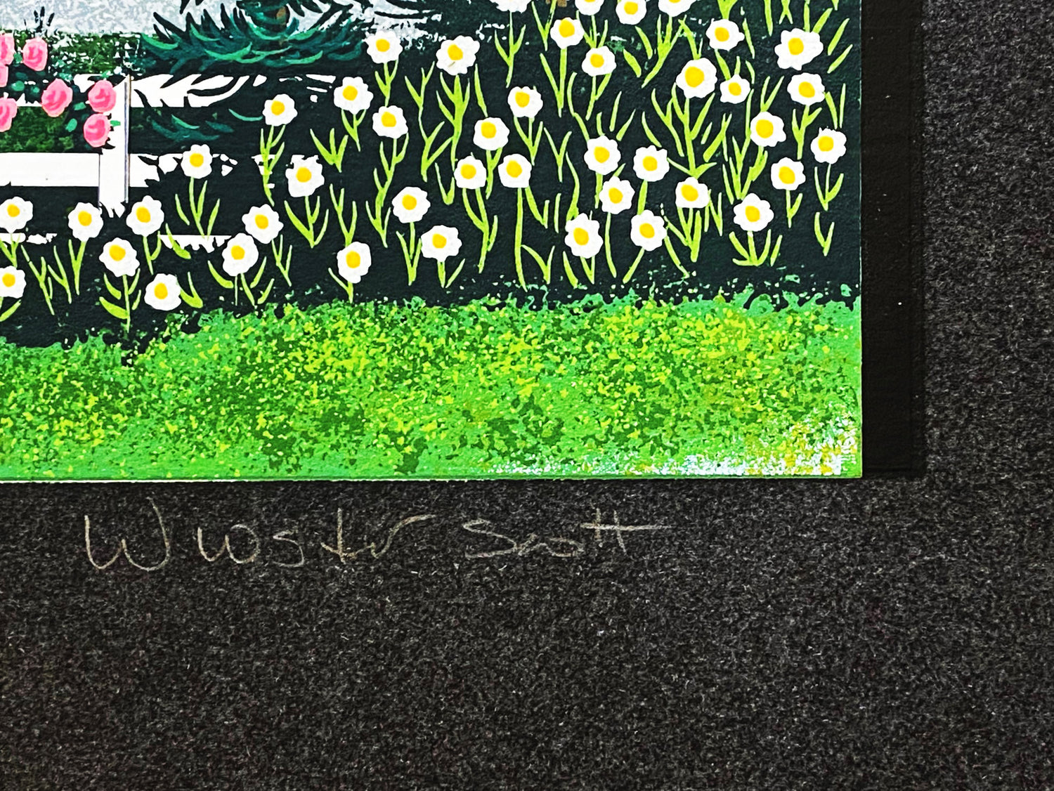 A Moment to Cherish Jane Wooster Scott Serigraph with Remarque Artist Hand Signed and Numbered
