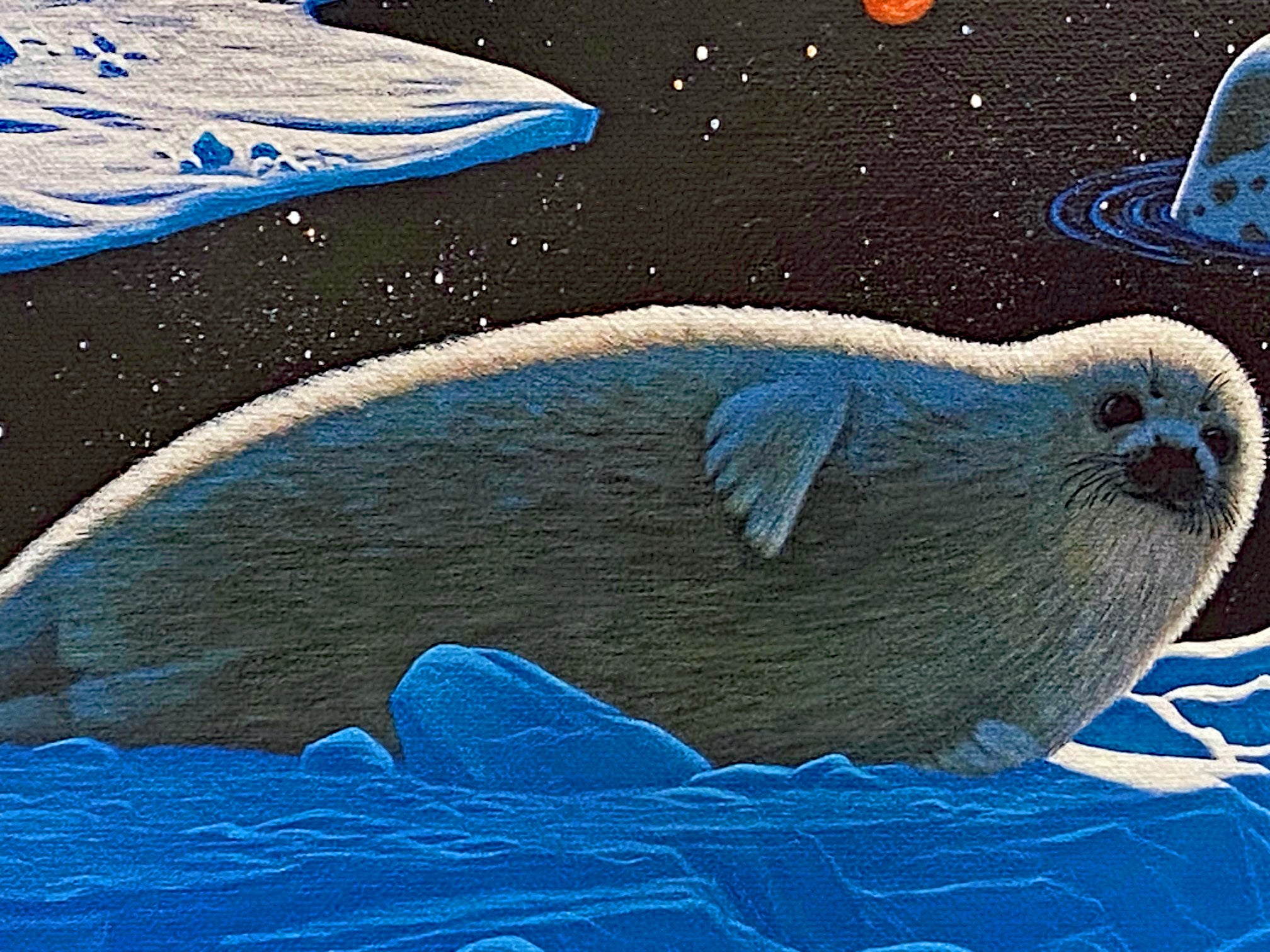 Arctic Dream William Schimmel Canvas Giclée Print Artist Hand Signed and Numbered