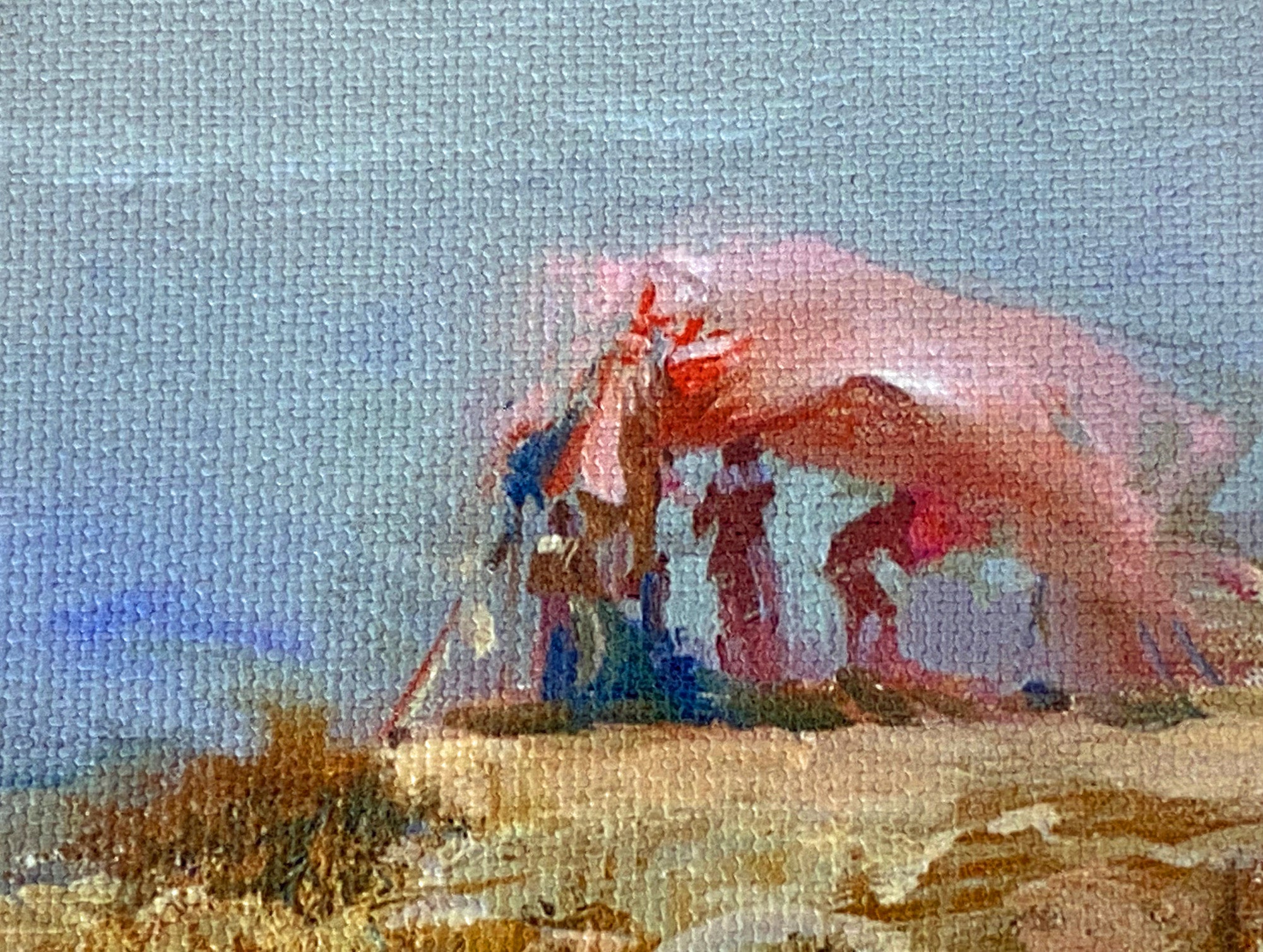 By the Sea Pino Daeni Canvas Giclée Print Artist Hand Signed and Numbered