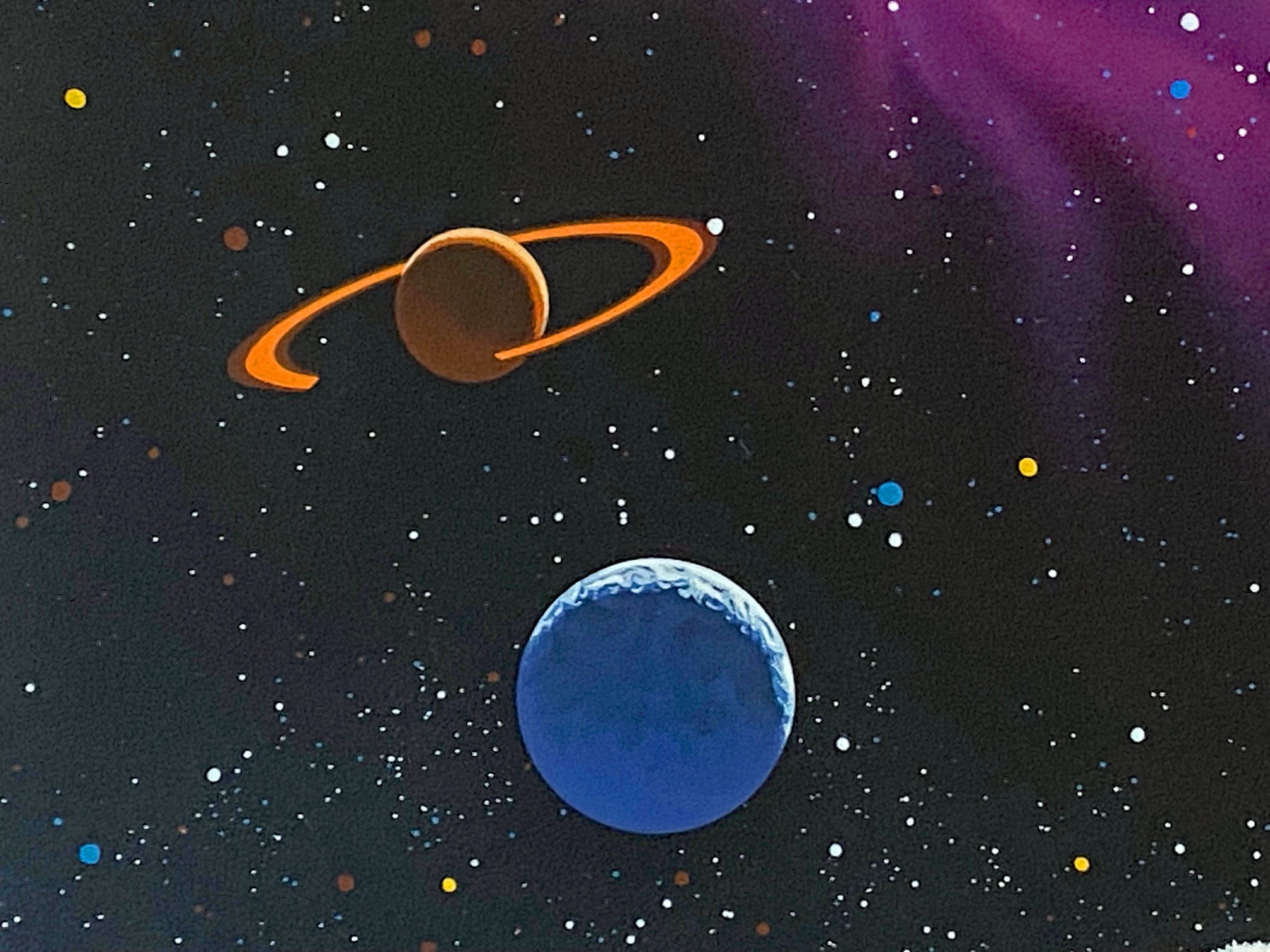 Born of the Stars William Schimmel Artist Proof Serigraph Print Artist Hand Signed and AP Numbered