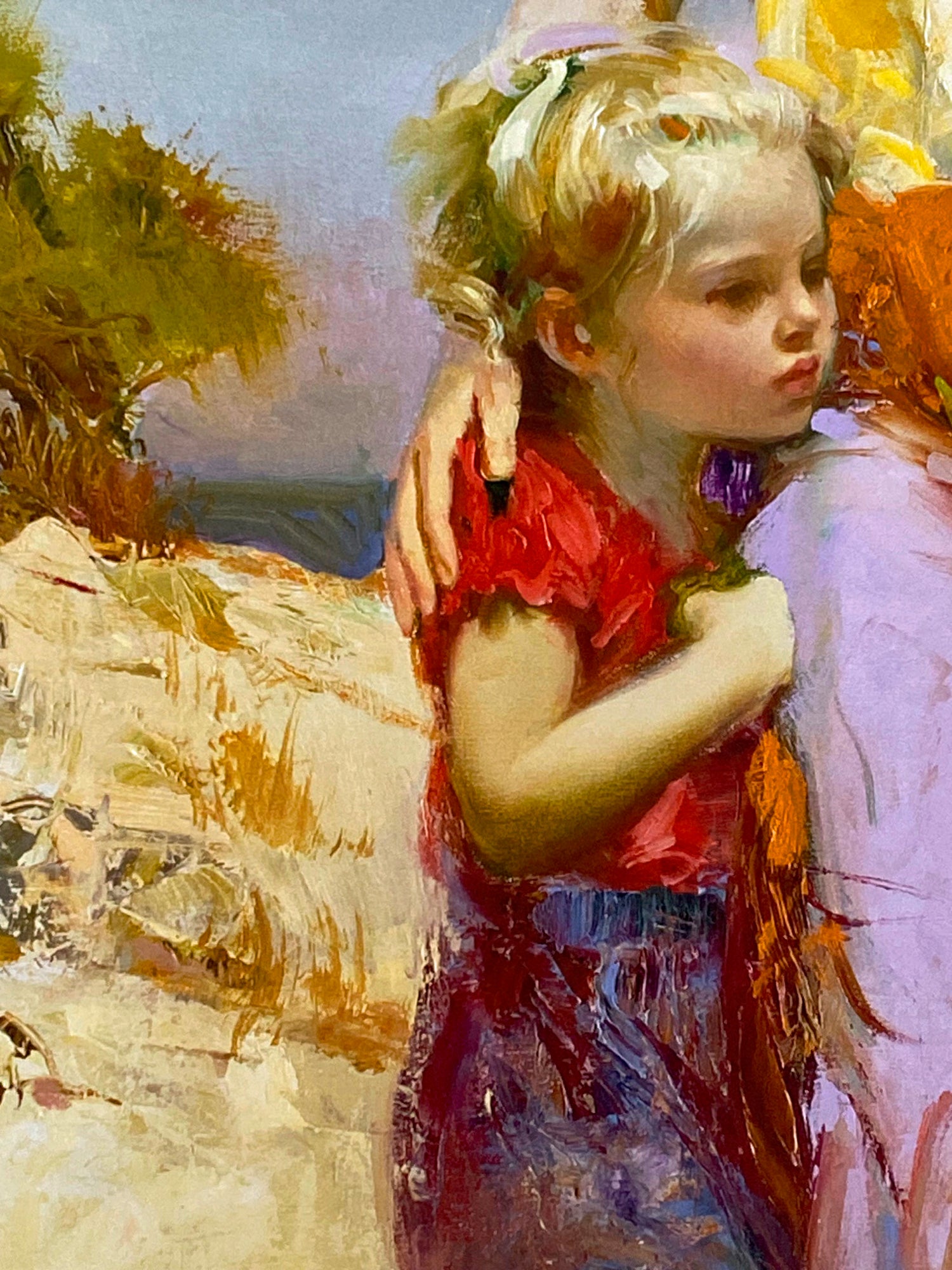 Family Retreat Pino Daeni Giclée Print Artist Hand Signed and Numbered