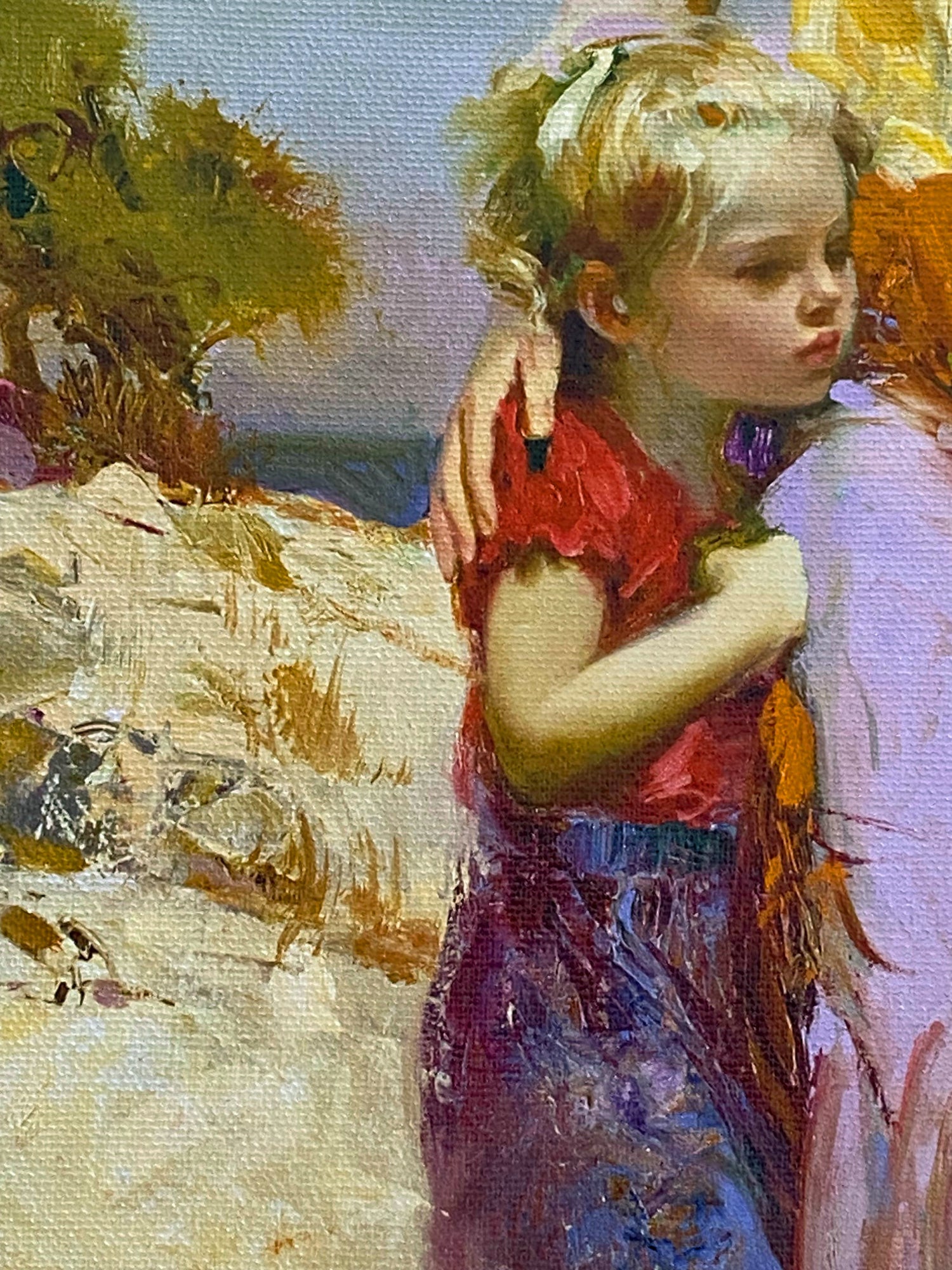Family Retreat Pino Daeni Canvas Giclée Print Artist Hand Signed and Numbered