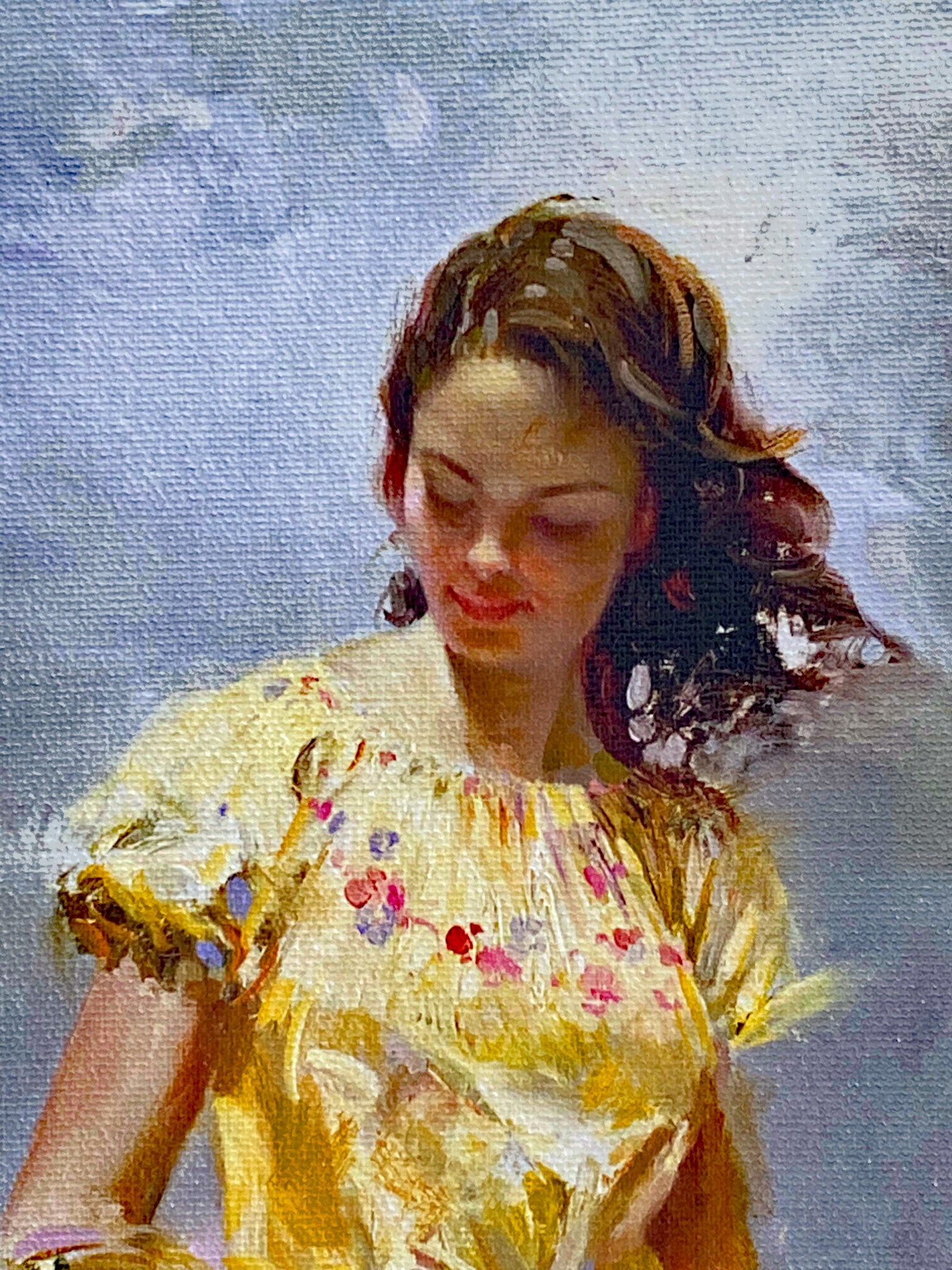 Family Retreat Pino Daeni Canvas Giclée Print Artist Hand Signed and Numbered