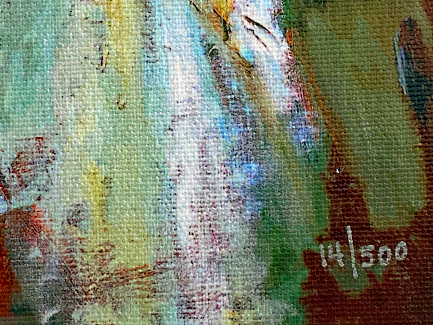 Ester Pino Daeni Canvas Giclée Print Artist Hand Signed and Numbered