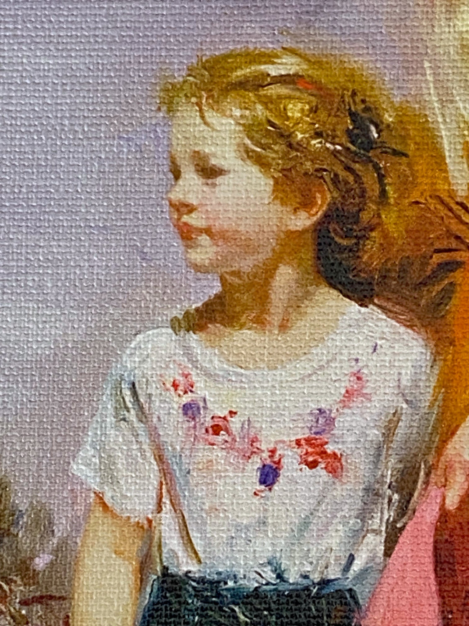 Birds of Paradise Pino Daeni Giclée Print on Canvas Artist Hand Signed and Numbered