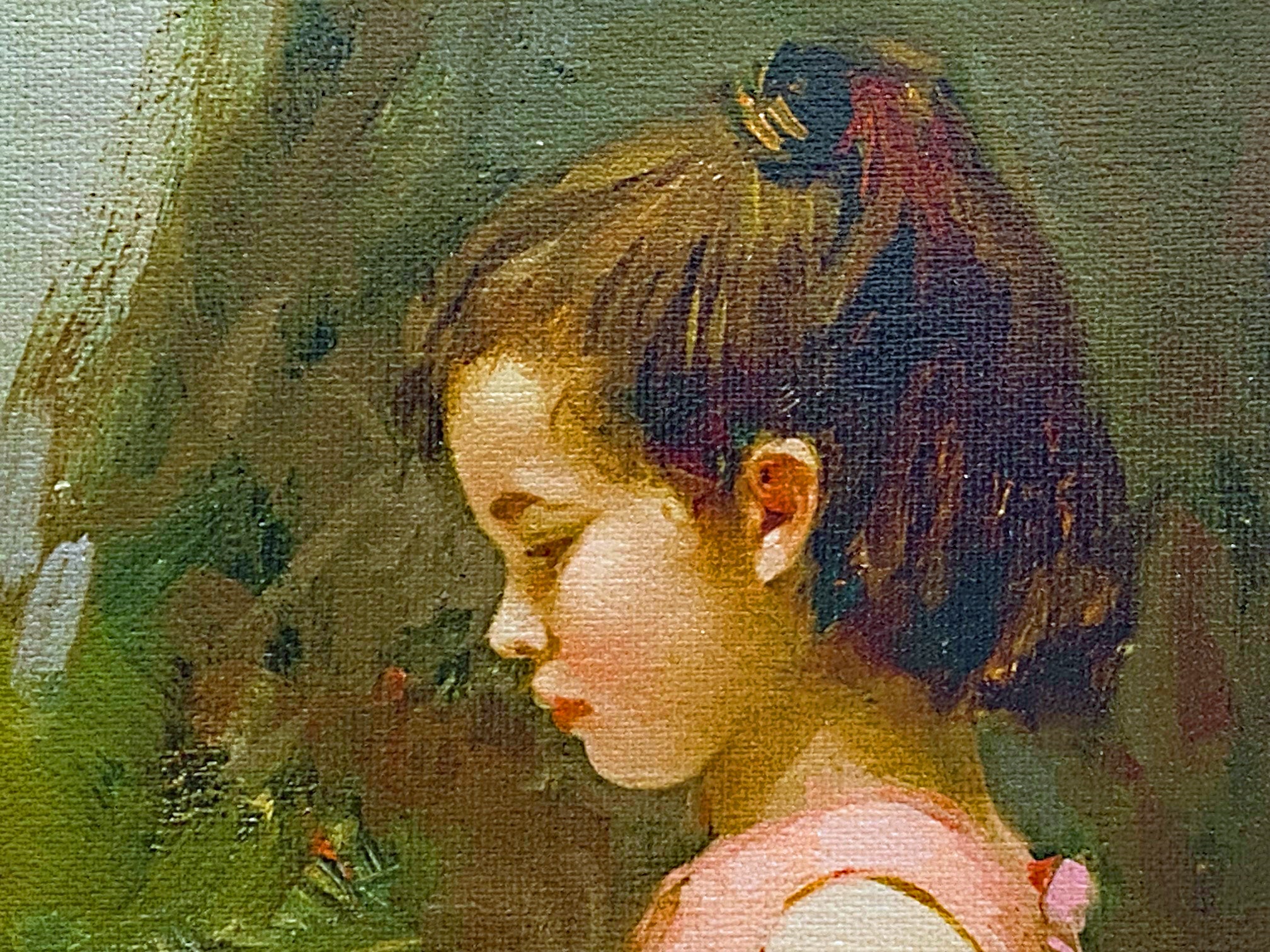 A Soft Place In My Heart Pino Daeni Canvas Giclée Print Artist Hand Signed and Numbered