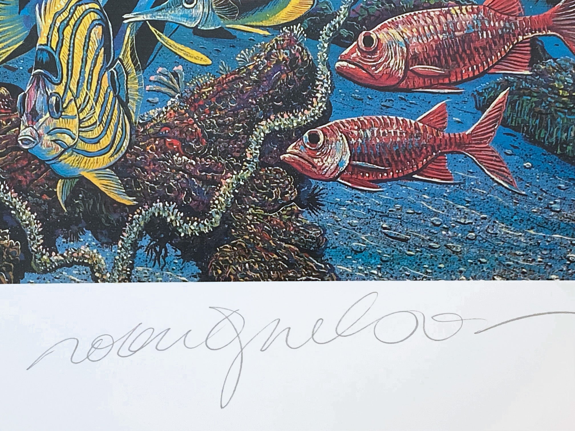 Cradle of Life Robert Lyn Nelson Mixed Media Print Artist Hand Signed and Numbered