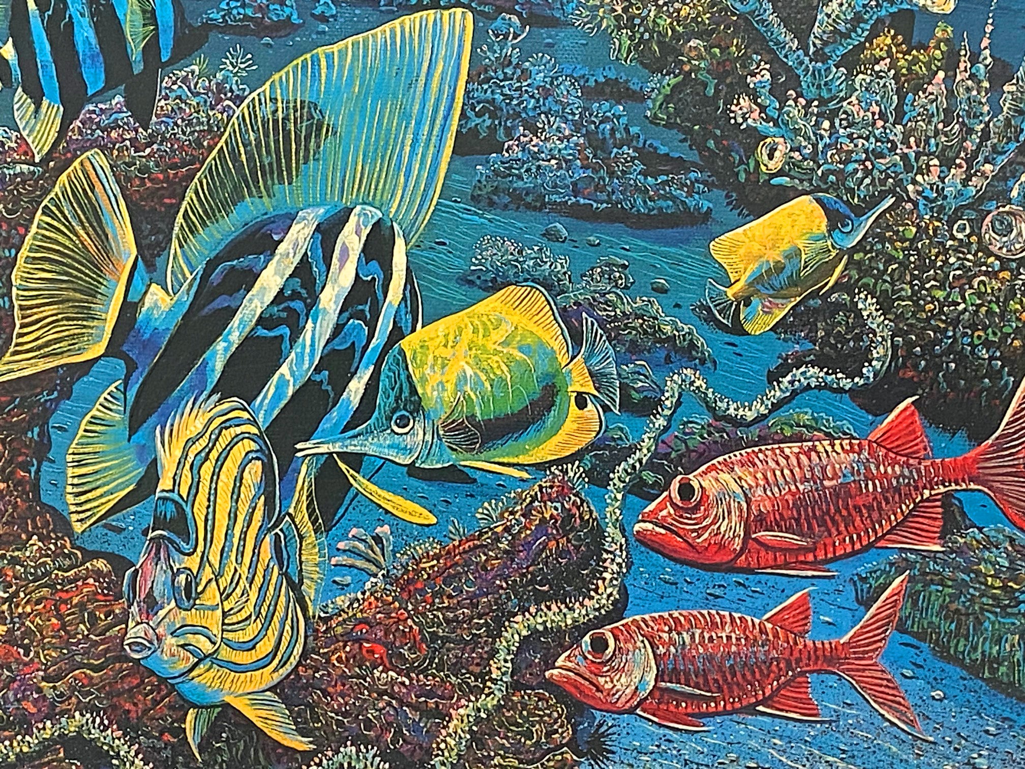Cradle of Life Robert Lyn Nelson Mixed Media Print Artist Hand Signed and Numbered