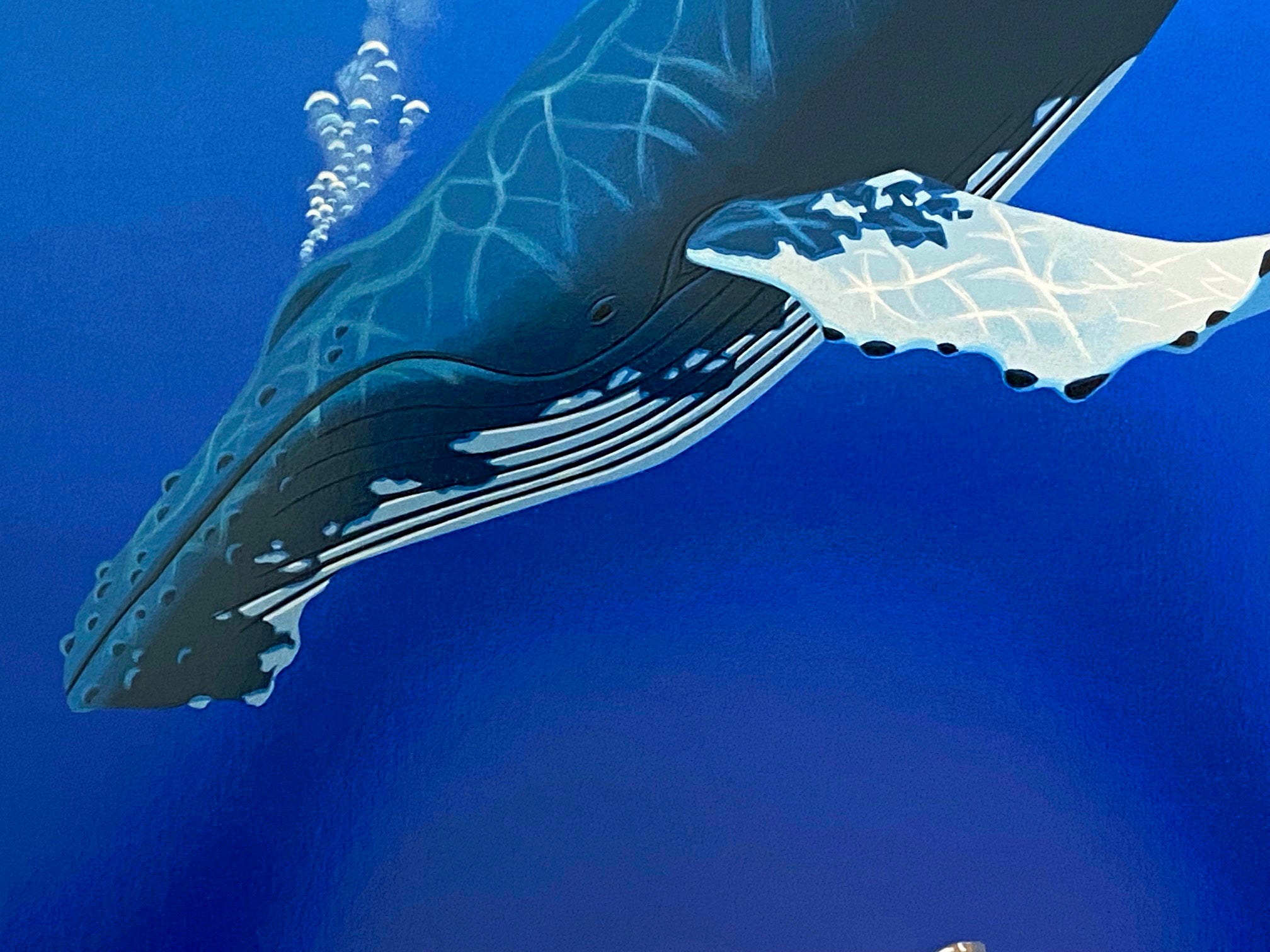 Dance of the Humpback William Schimmel Artist Proof Serigraph Print Artist Hand Signed and AP Numbered