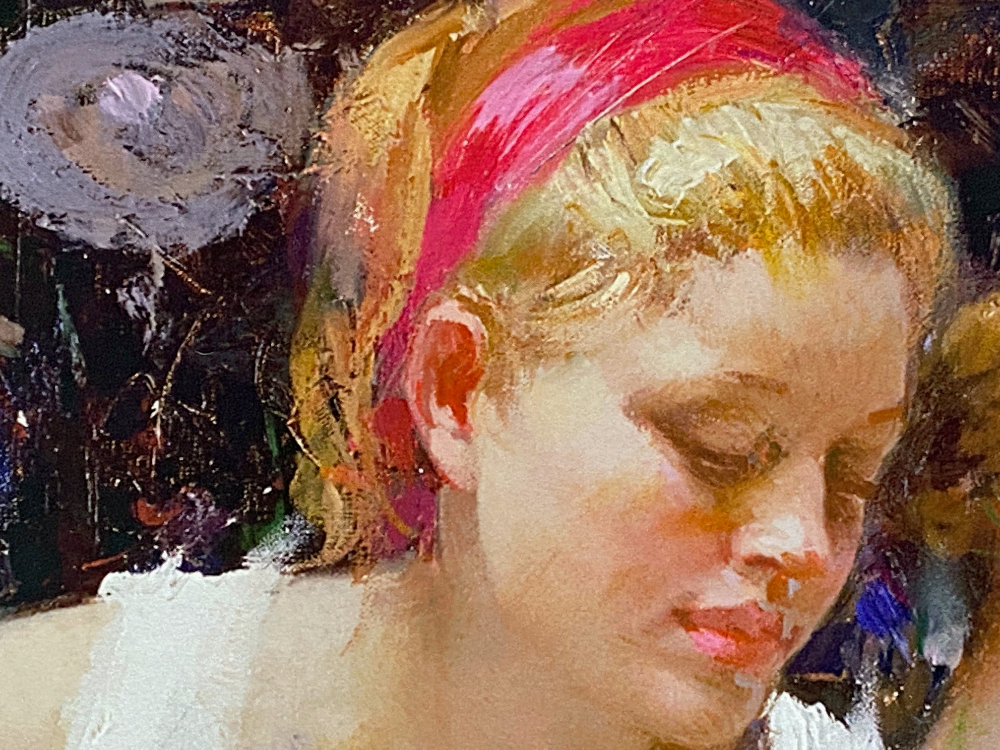 At the Balcony Pino Daeni Giclée Print Artist Hand Signed and Numbered