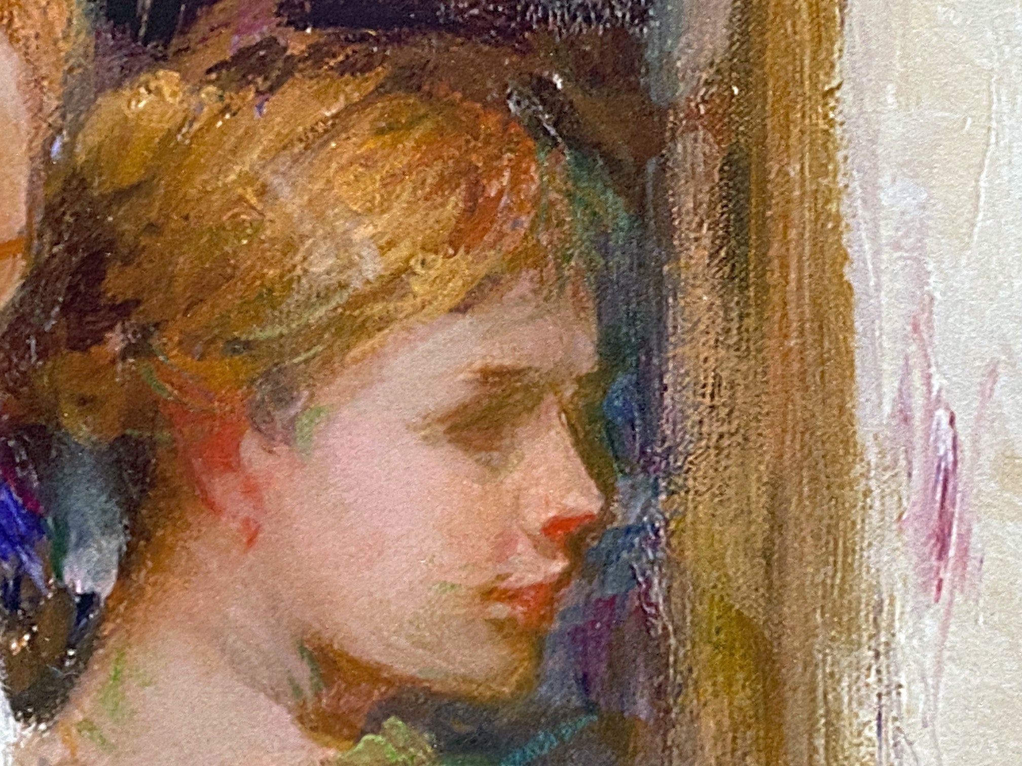 At the Balcony Pino Daeni Giclée Print Artist Hand Signed and Numbered