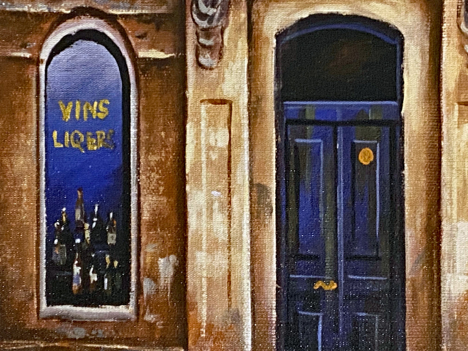 Cafe Du Vaudeville Alexander Borewko Canvas Giclee Artist Hand Signed and Numbered