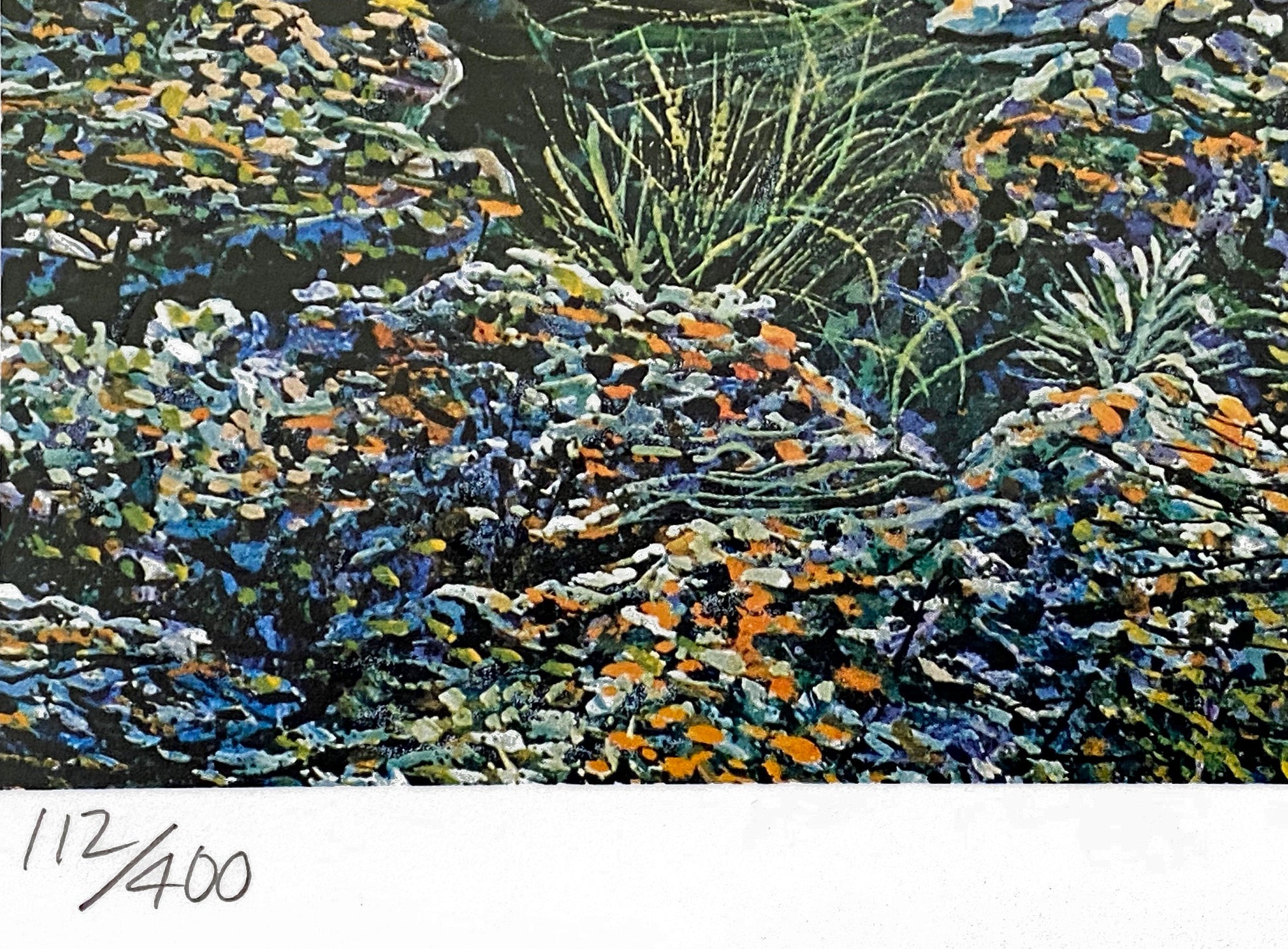 Reawakening the Sea Robert Lyn Nelson Embossed Mixed Media Print Artist Hand Signed and Numbered