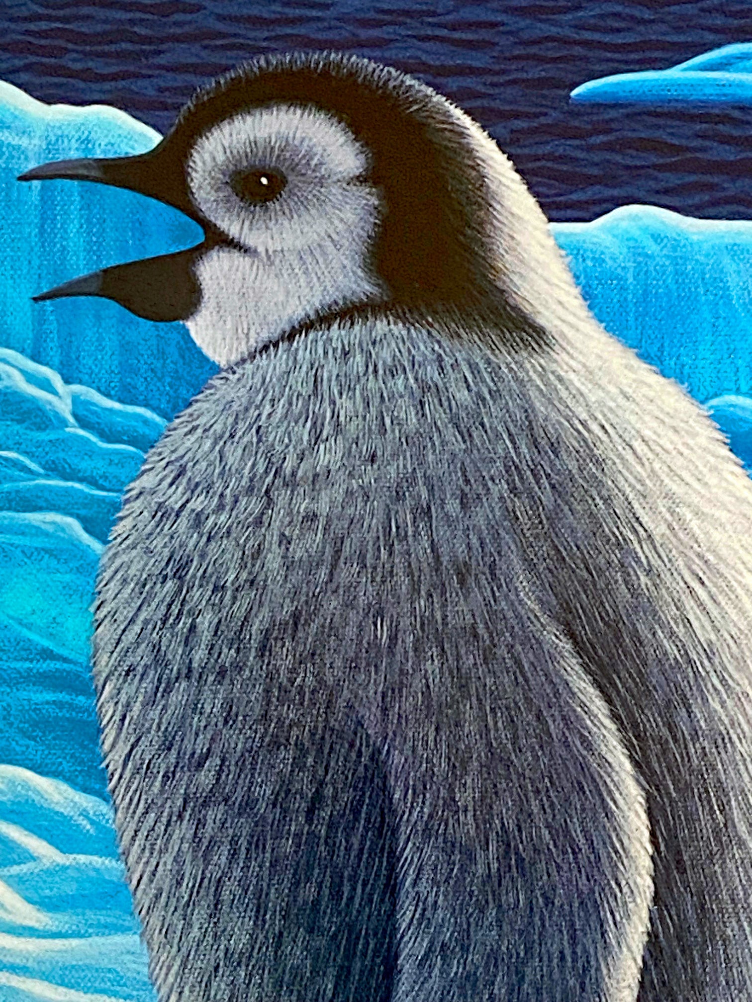 Antarcticas Children William Schimmel Serigraph Print Artist Hand Signed and Numbered