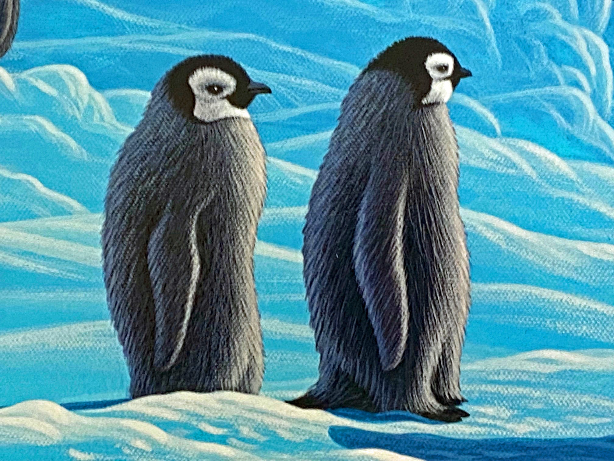 Antarcticas Children William Schimmel Serigraph Print Artist Hand Signed and Numbered