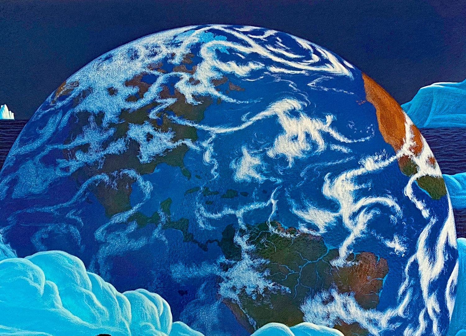 Antarcticas Children William Schimmel Serigraph Print Artist Hand Signed and Numbered