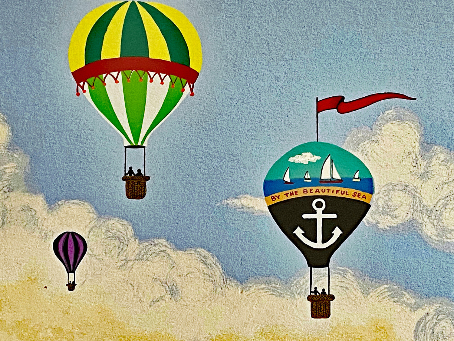 The Cape Milford Light Jane Wooster Scott Artist Proof Serigraph Print Artist Hand Signed and AP Numbered