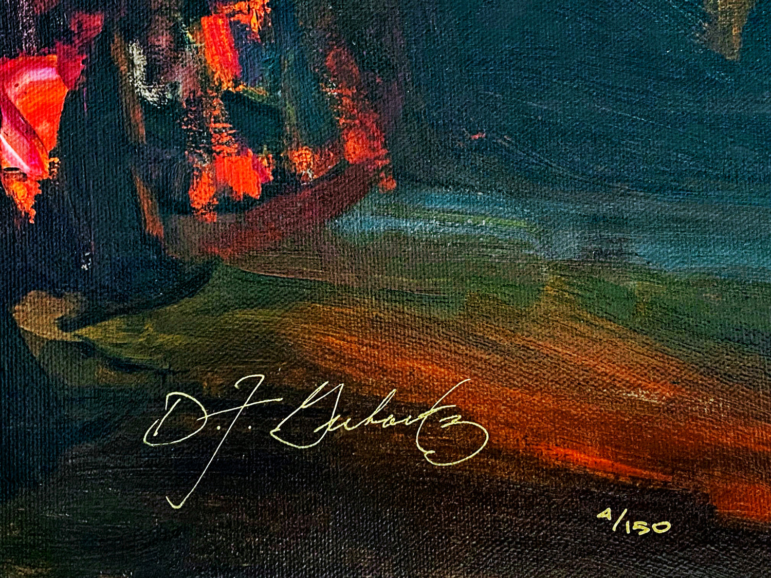 Viva Flamenco Dan Gerhartz Canvas Giclée Print Artist Hand Signed and Numbered