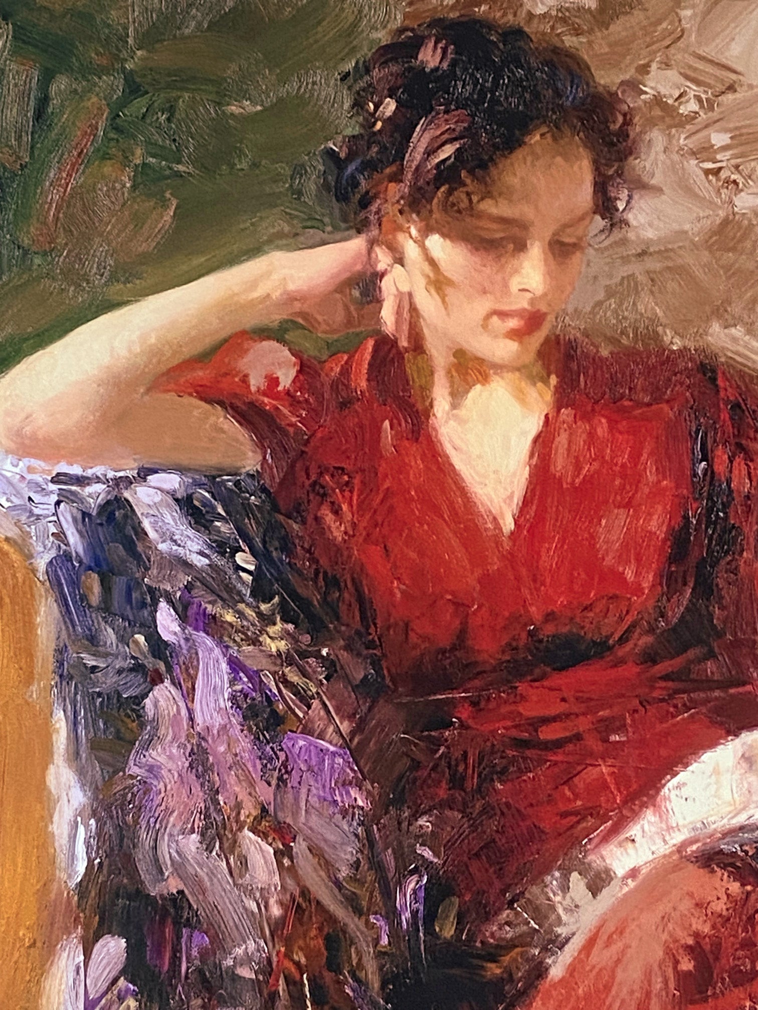 Resting Time Pino Daeni Giclée Print Artist Hand Signed and Numbered