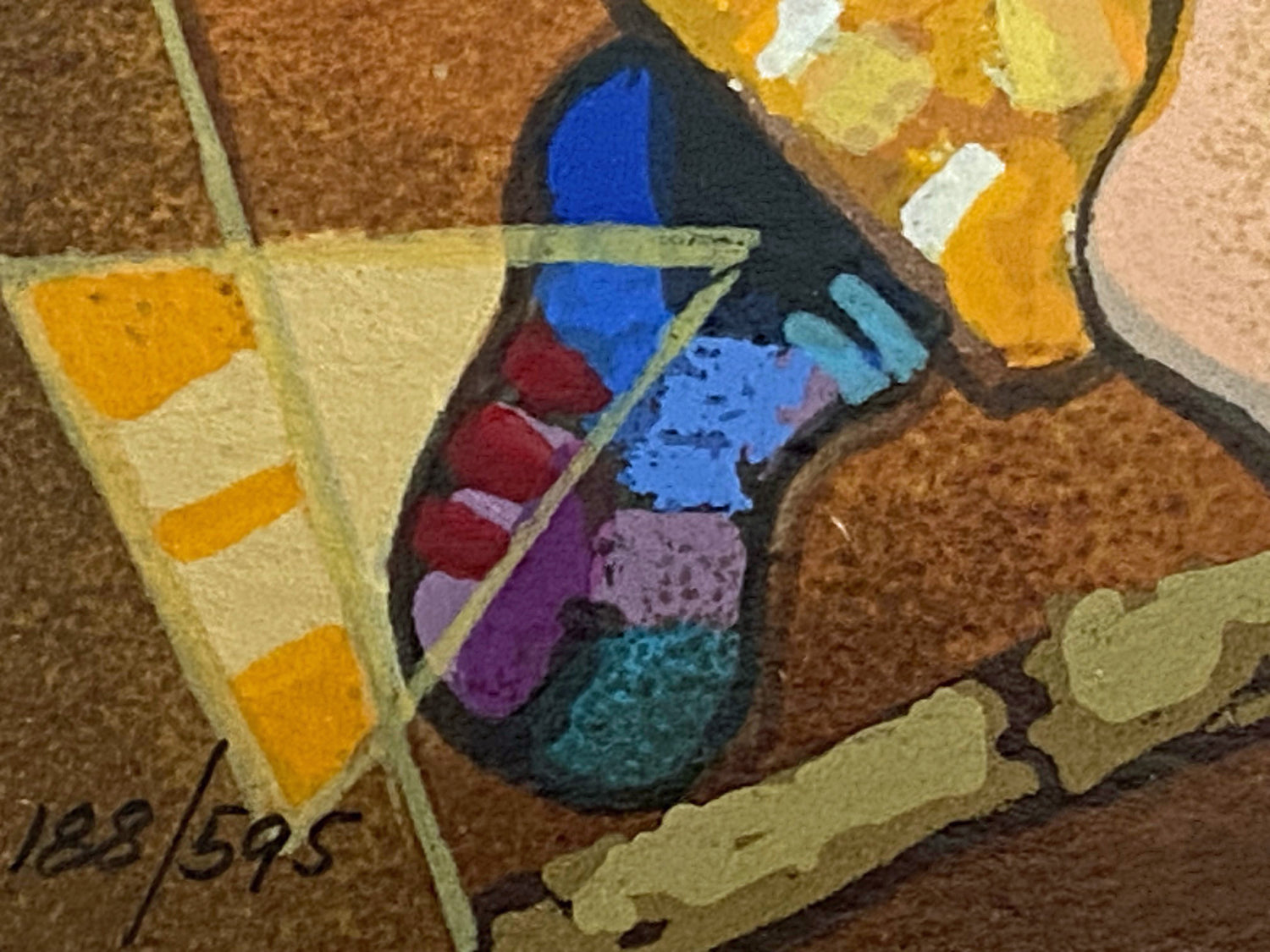 Our Strings Attached Dorit Levi Serigraph Artist Hand Signed and Numbered