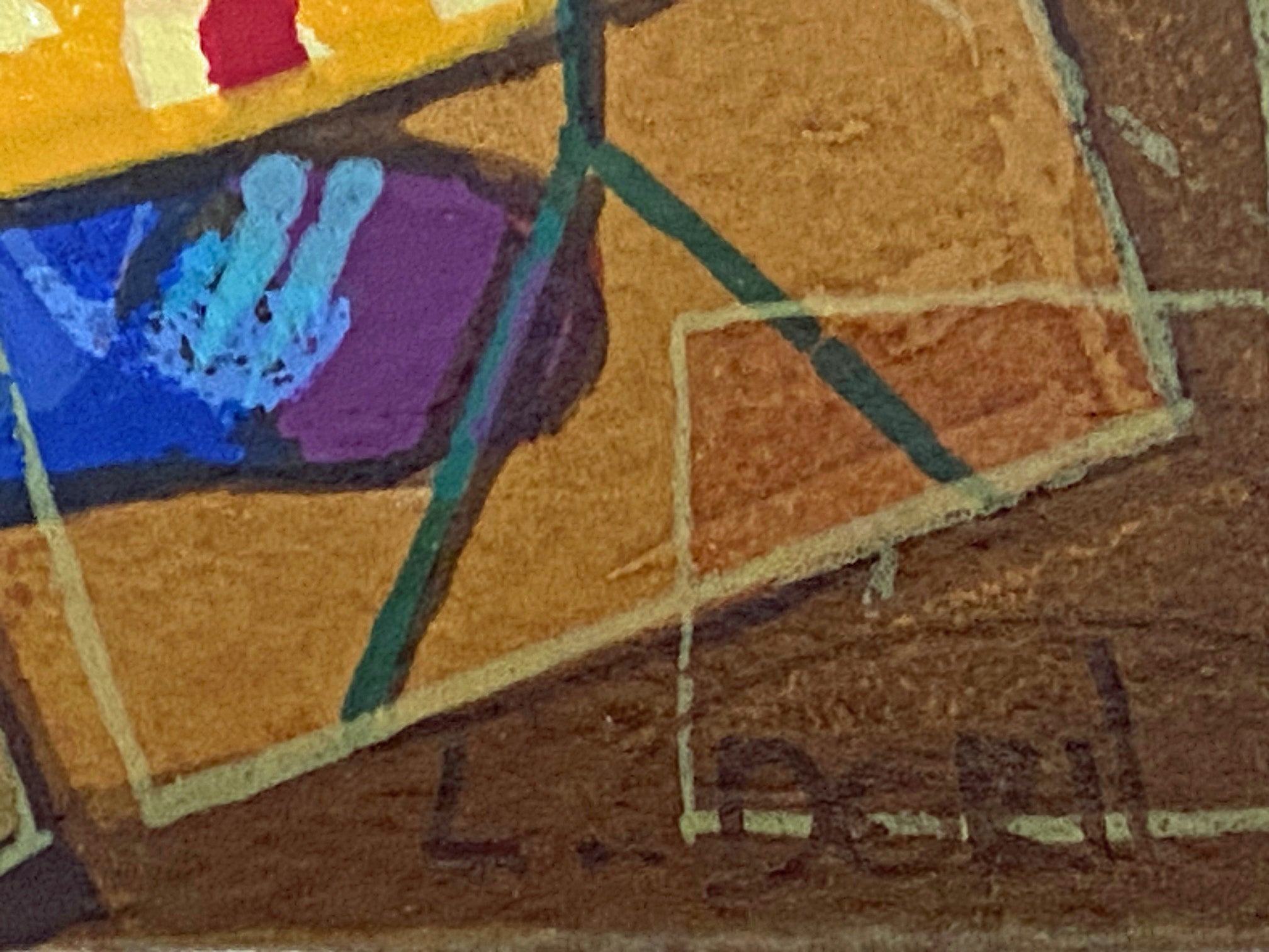 Our Strings Attached Dorit Levi Serigraph Artist Hand Signed and Numbered