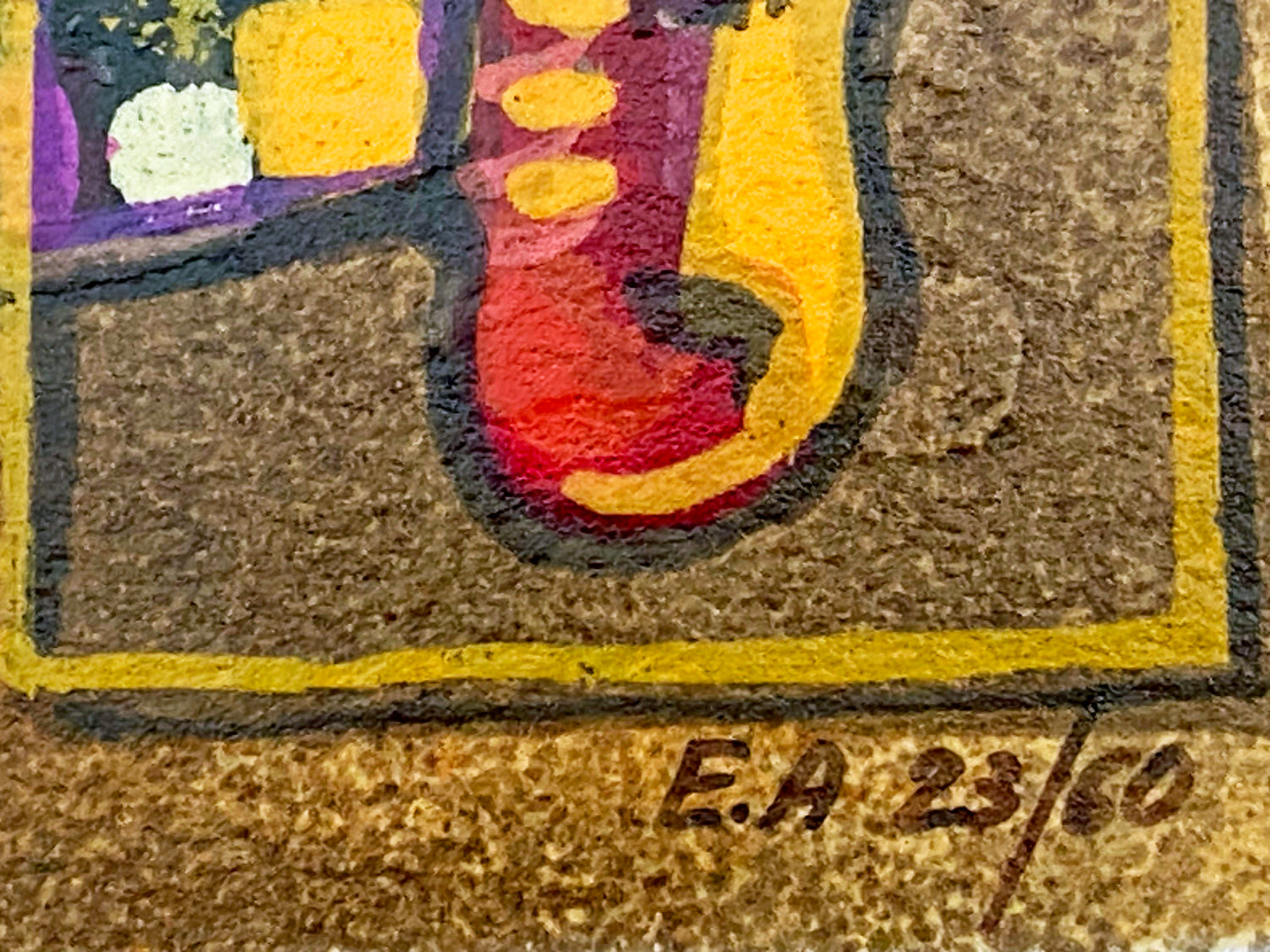 Strike A Note Dorit Levi Artist Proof Serigraph Print Hand Signed and EA Numbered