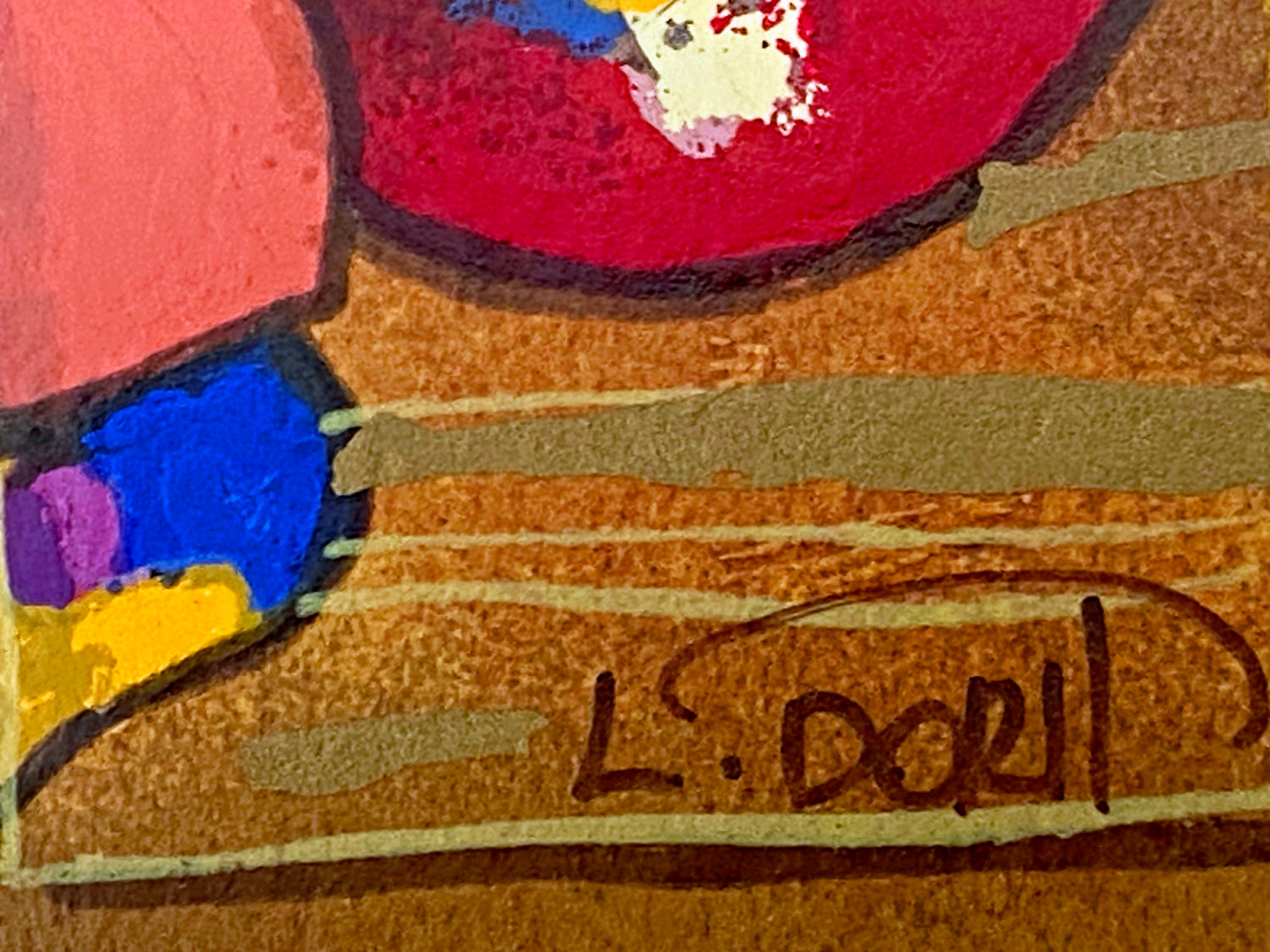 Salsa Fun Levi Serigraph Print Artist Hand Signed and Numbered