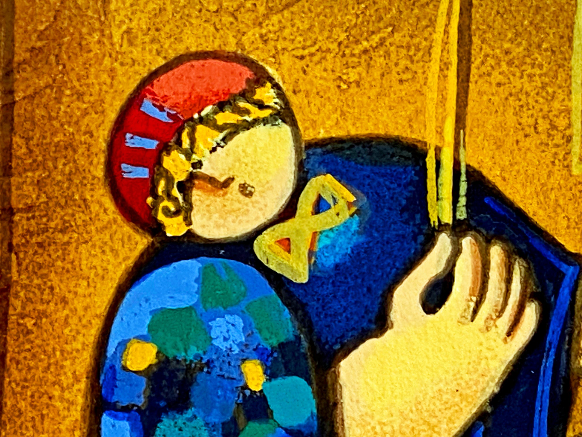 Salsa Fun Levi Serigraph Print Artist Hand Signed and Numbered