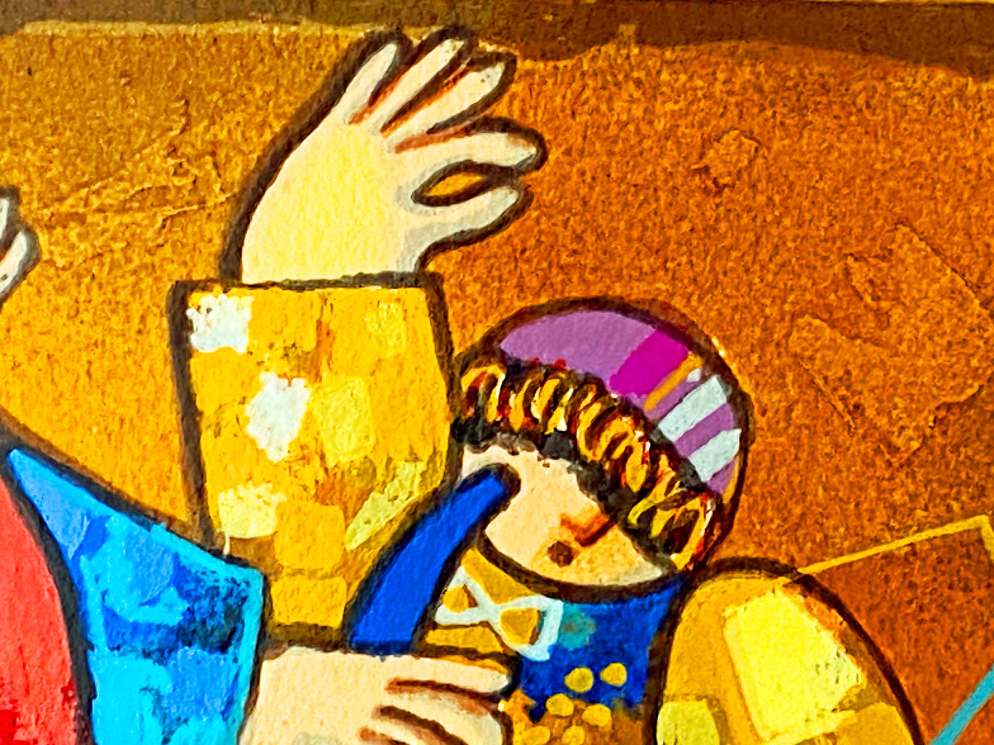 Salsa Fun Levi Serigraph Print Artist Hand Signed and Numbered