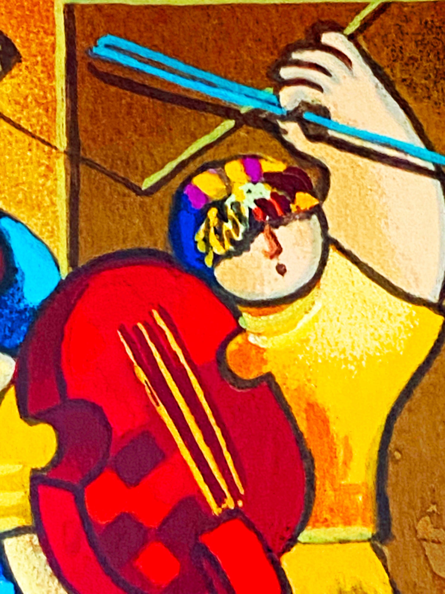 Salsa Boogie Dorit Levi Artist Proof Serigraph Artist Hand Signed and AP Numbered