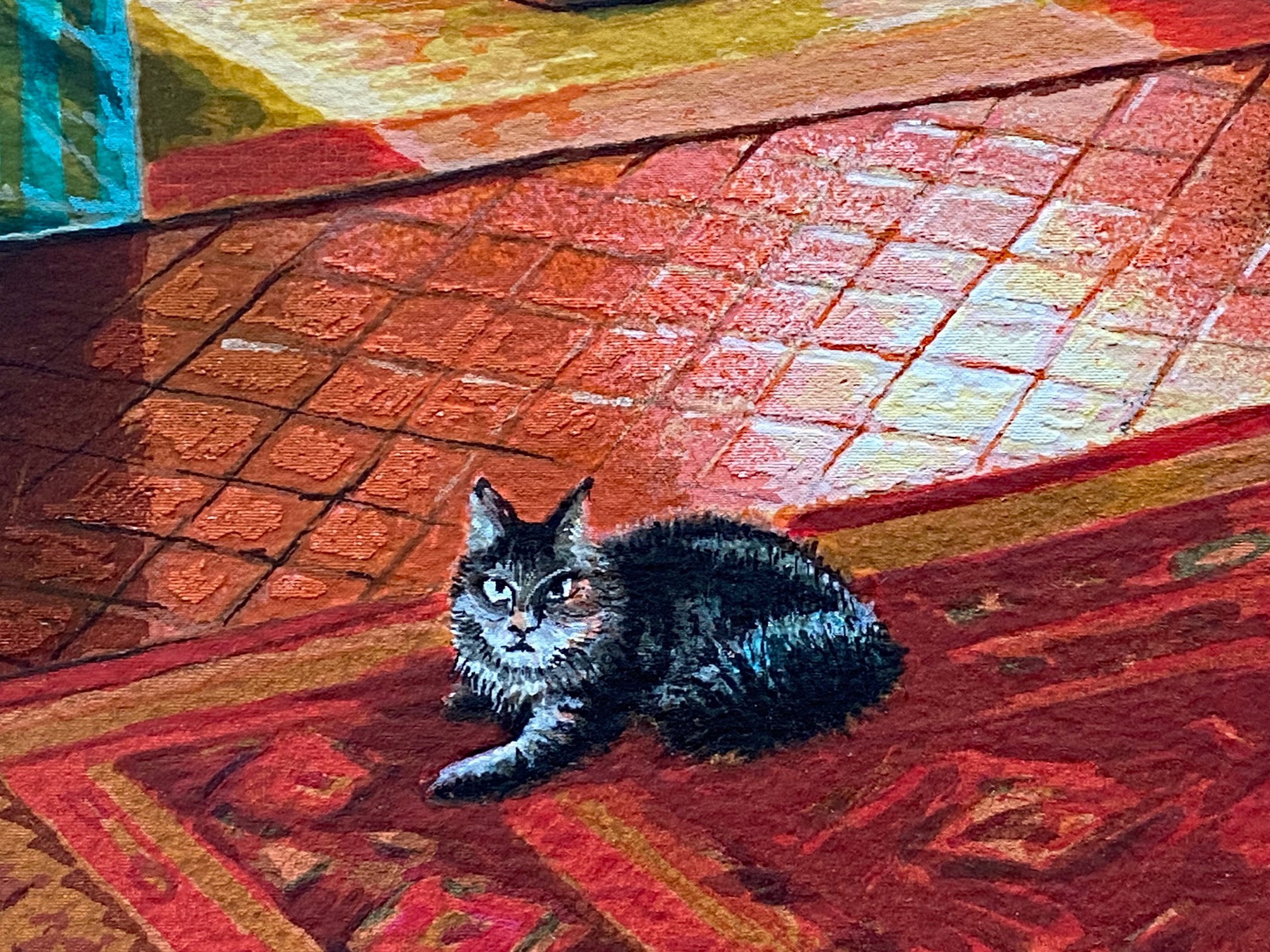 Homage to Chagall Anatoly Metlan Serigraph Print Artist Hand Signed and Numbered