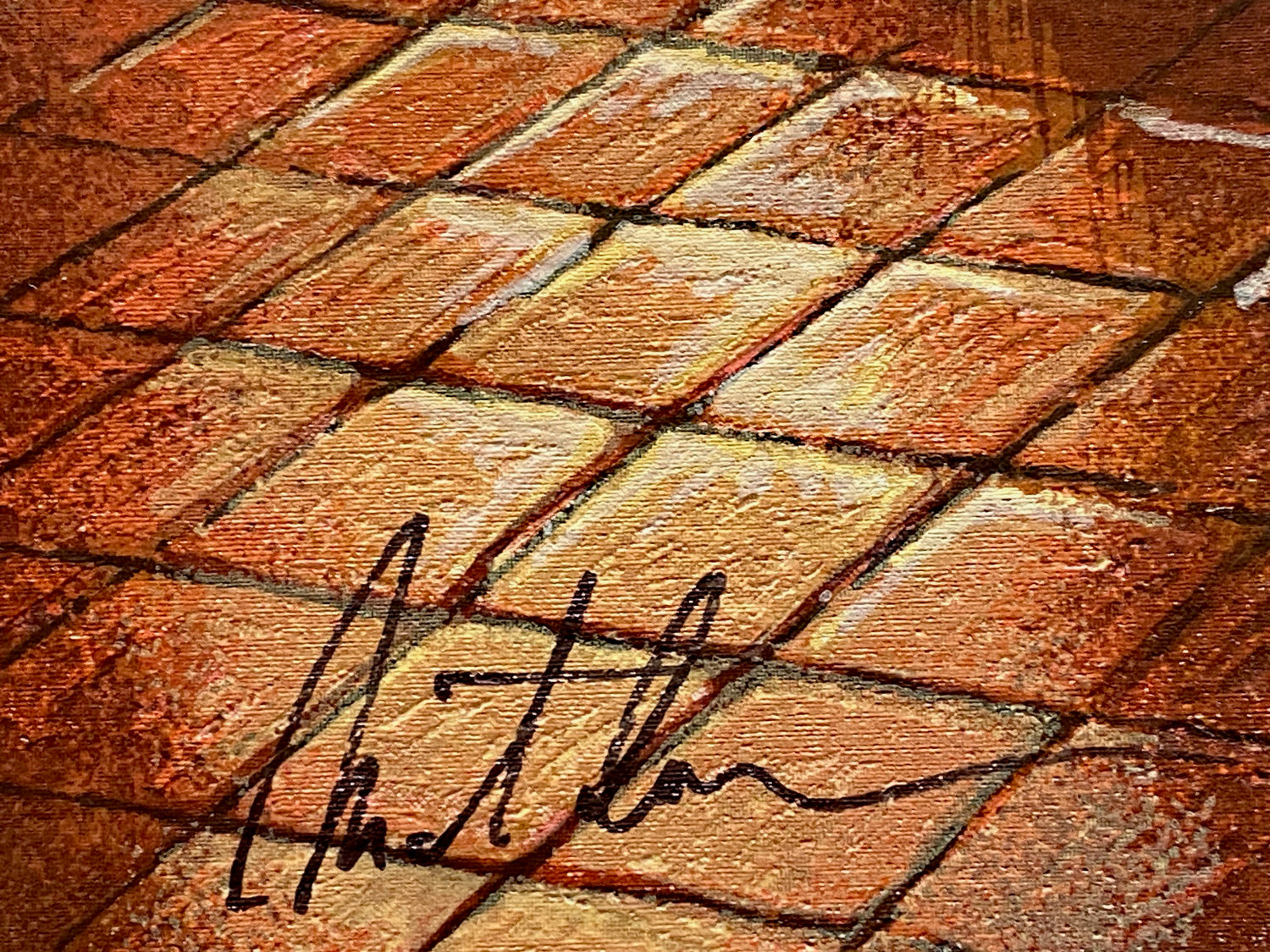 Homage to Chagall Anatoly Metlan Serigraph Print Artist Hand Signed and Numbered