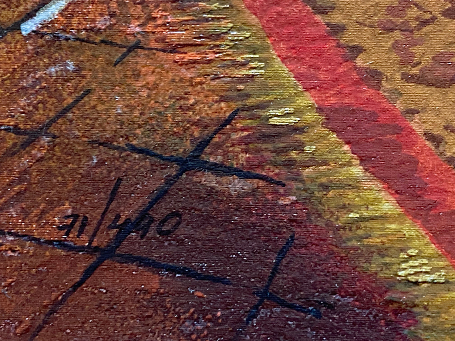 Homage to Chagall Anatoly Metlan Serigraph Print Artist Hand Signed and Numbered