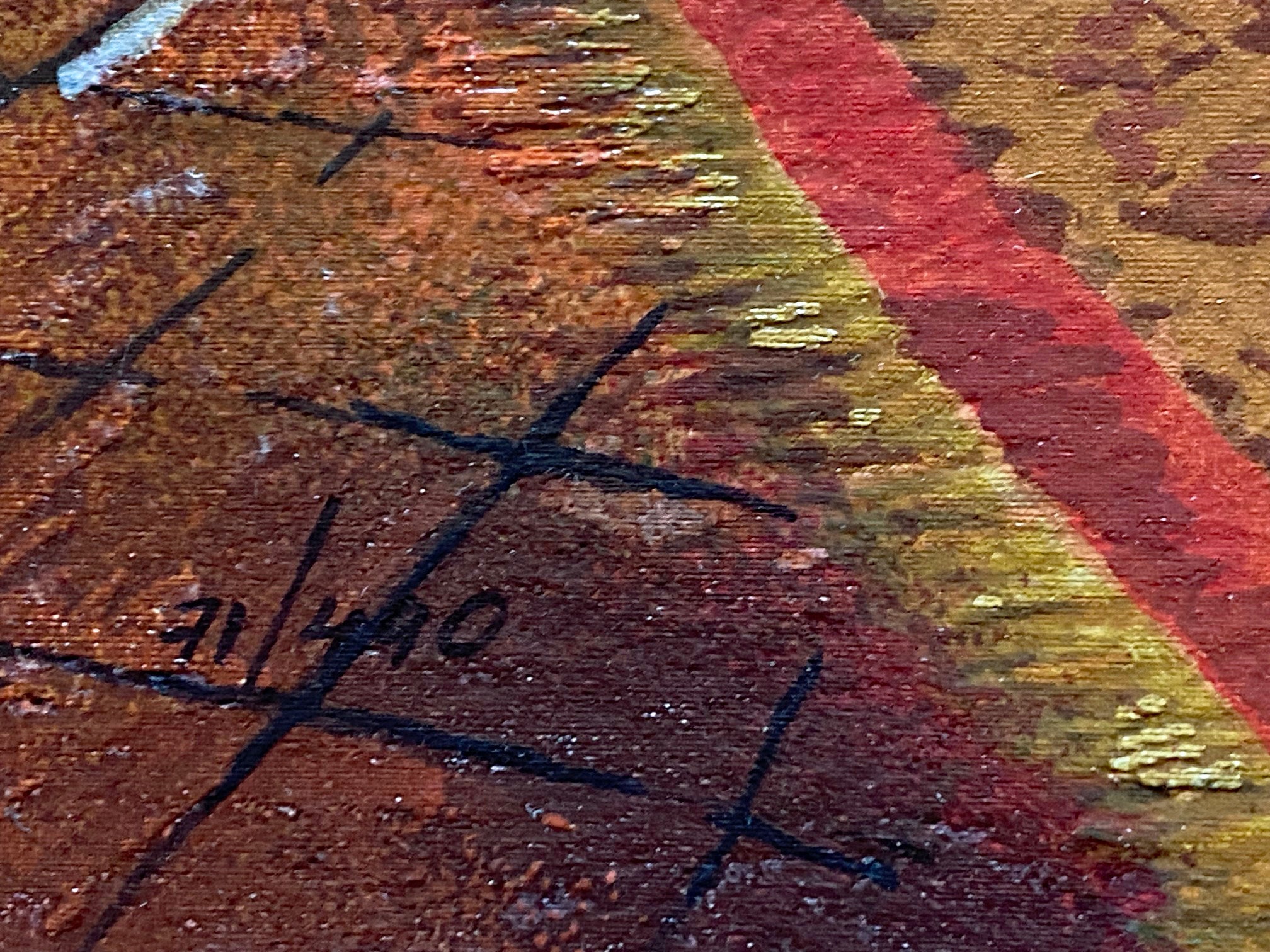 Homage to Chagall Anatoly Metlan Serigraph Print Artist Hand Signed and Numbered