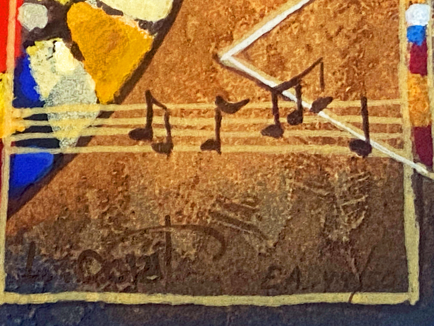 Precious Violin Dorit Levi Artist Proof Serigraph Artist Hand Signed and EA Numbered