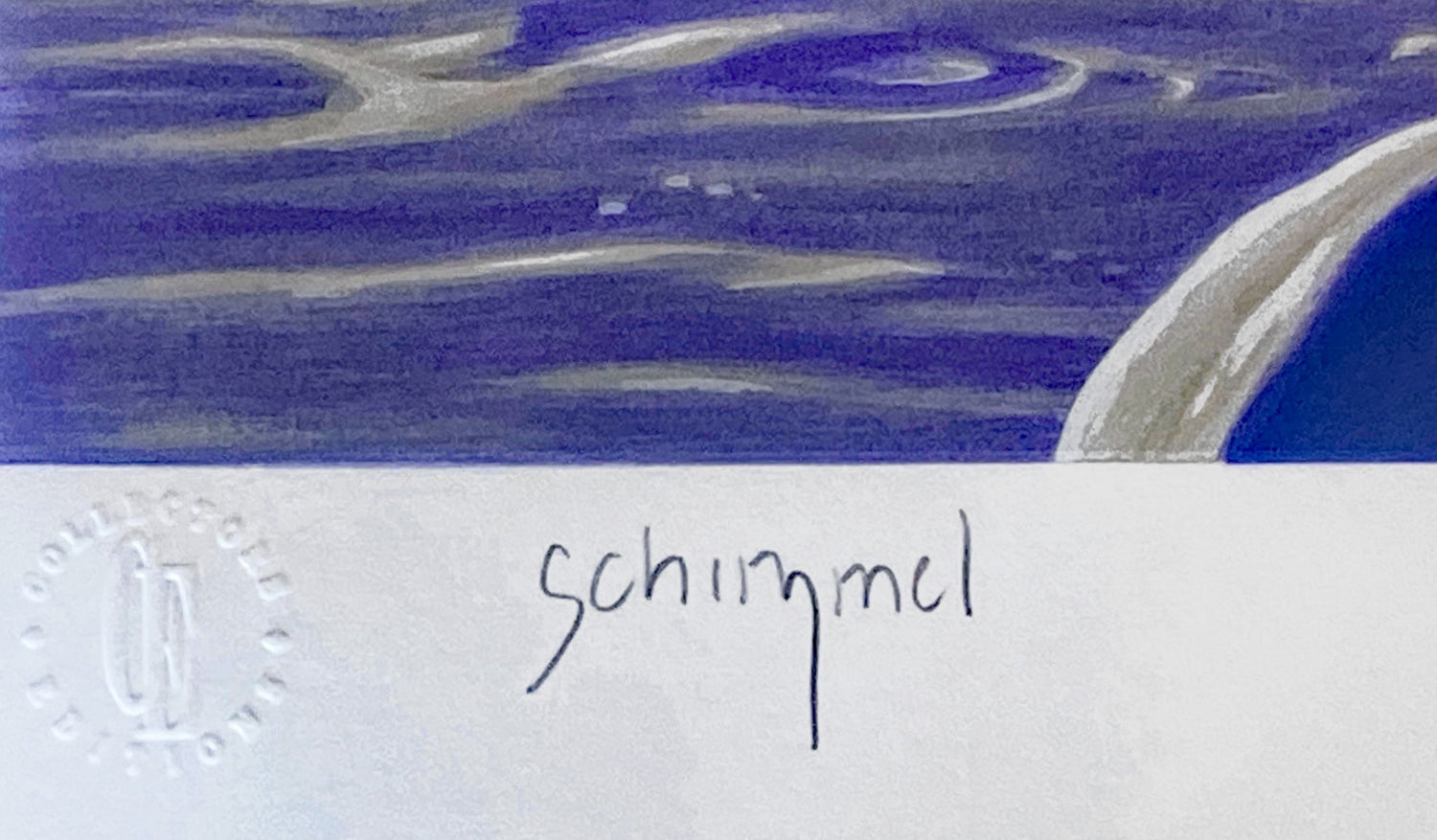 The End of Innocence William Schimmel Serigraph Print Artist Hand Signed and Numbered