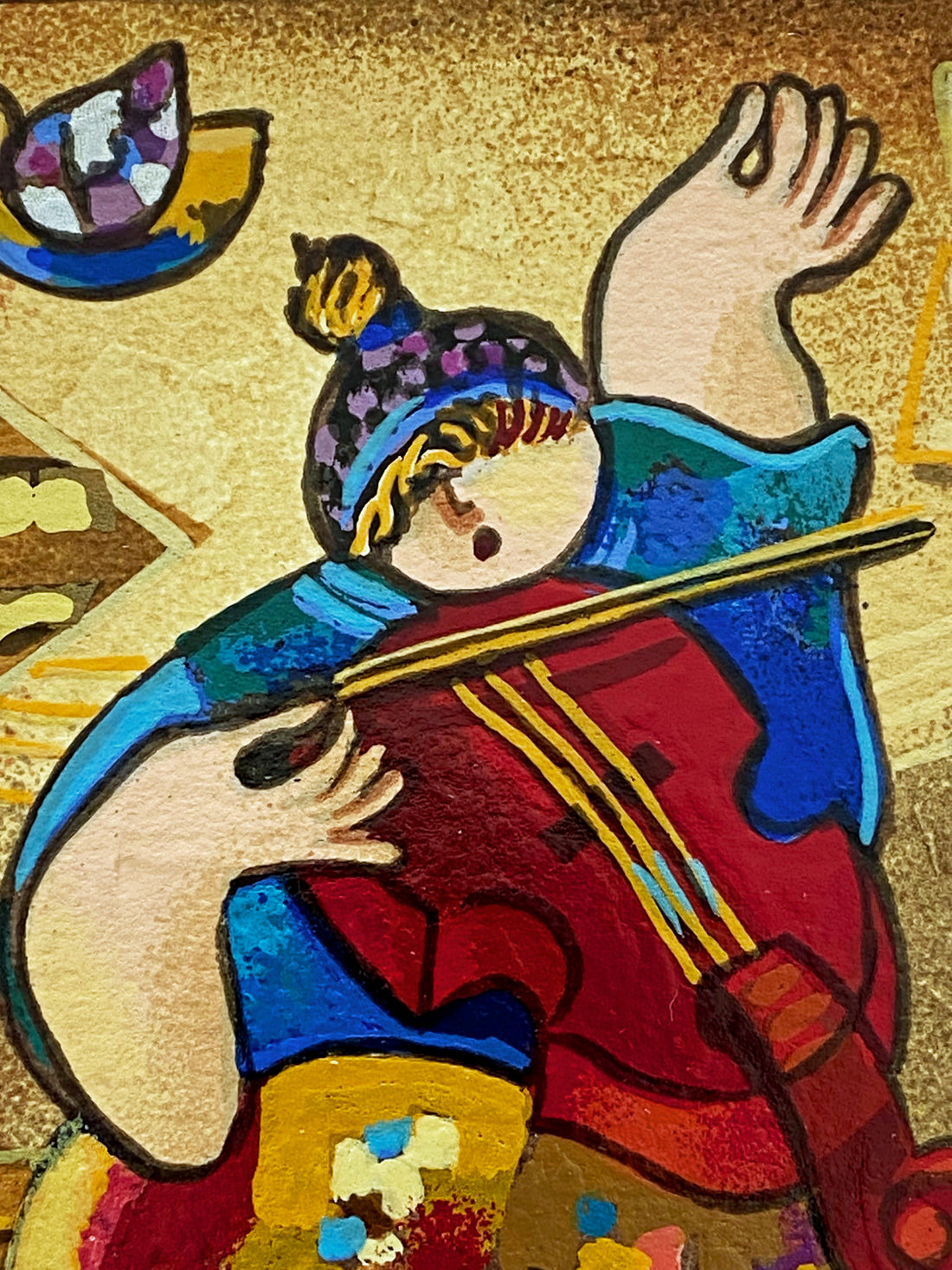 Dancing on Bars Dorit Levi Fine Art Hors Commerce Serigraph Print Artist Hand Signed and Numbered