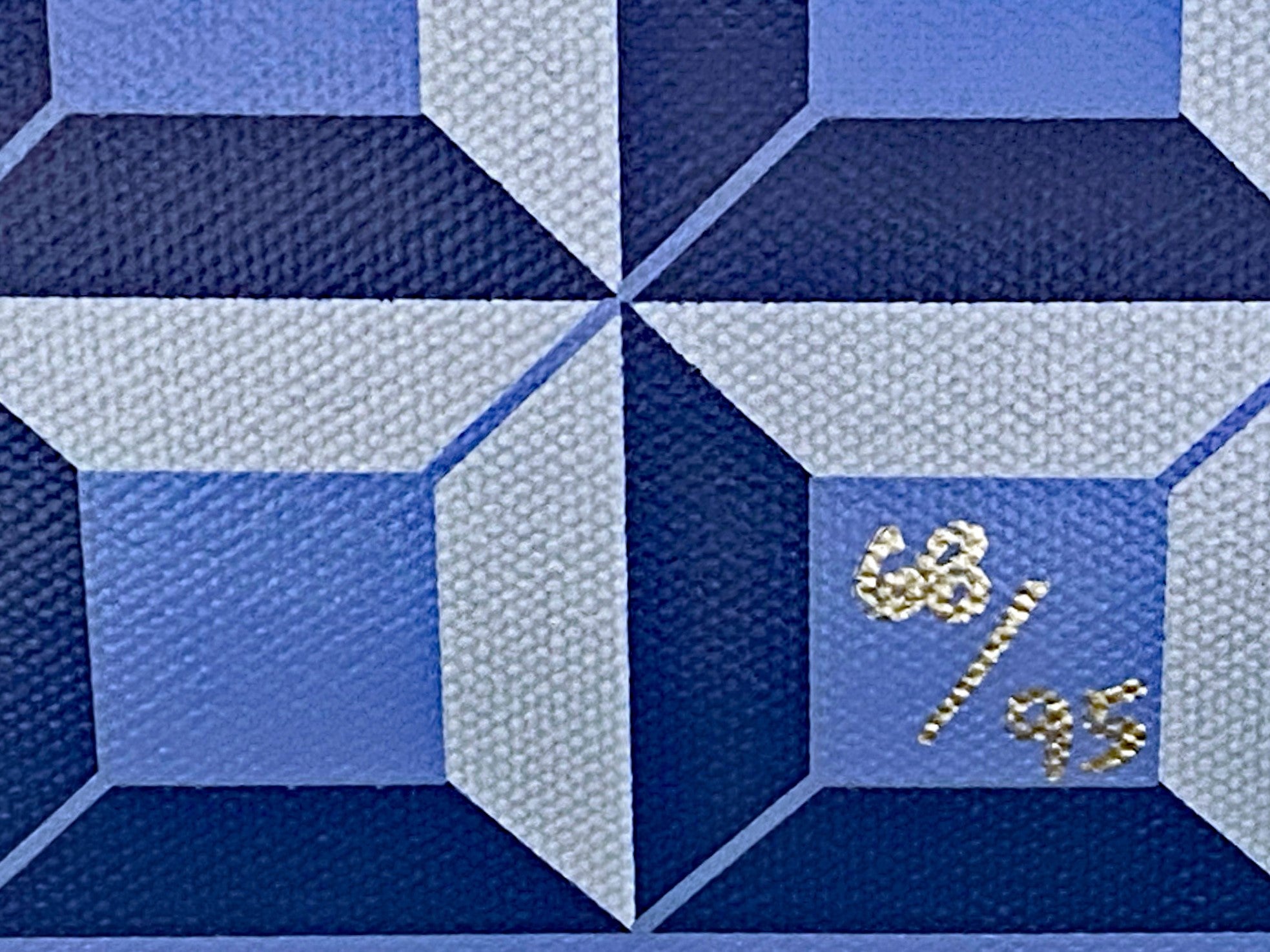 Blue 8-Bit Mickey Tennessee Loveless Canvas Giclée Print Numbered and Hand Signed