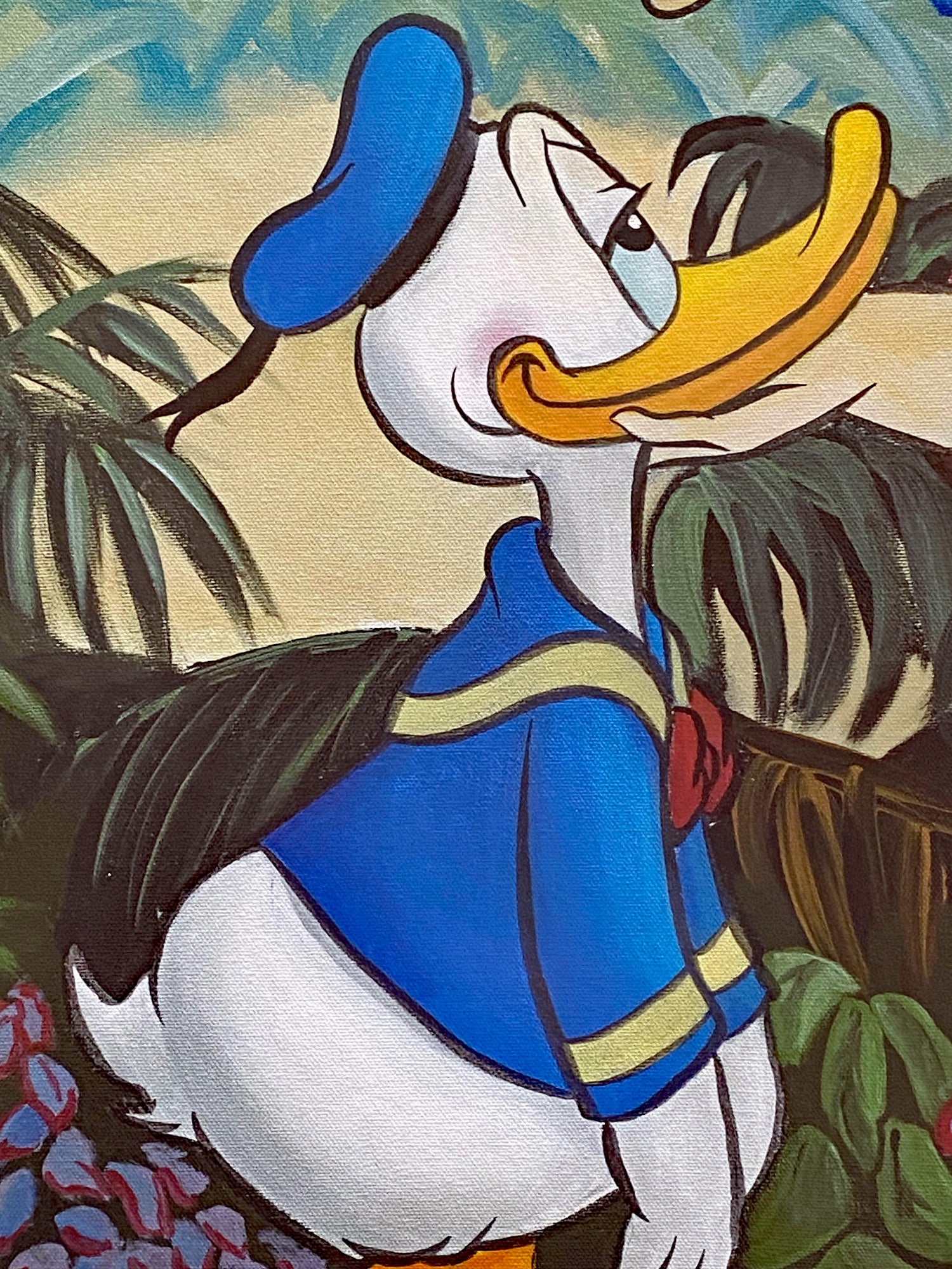 Three Caballeros Tricia Buchanan-Benson Canvas Giclée Artist Hand Signed and Numbered