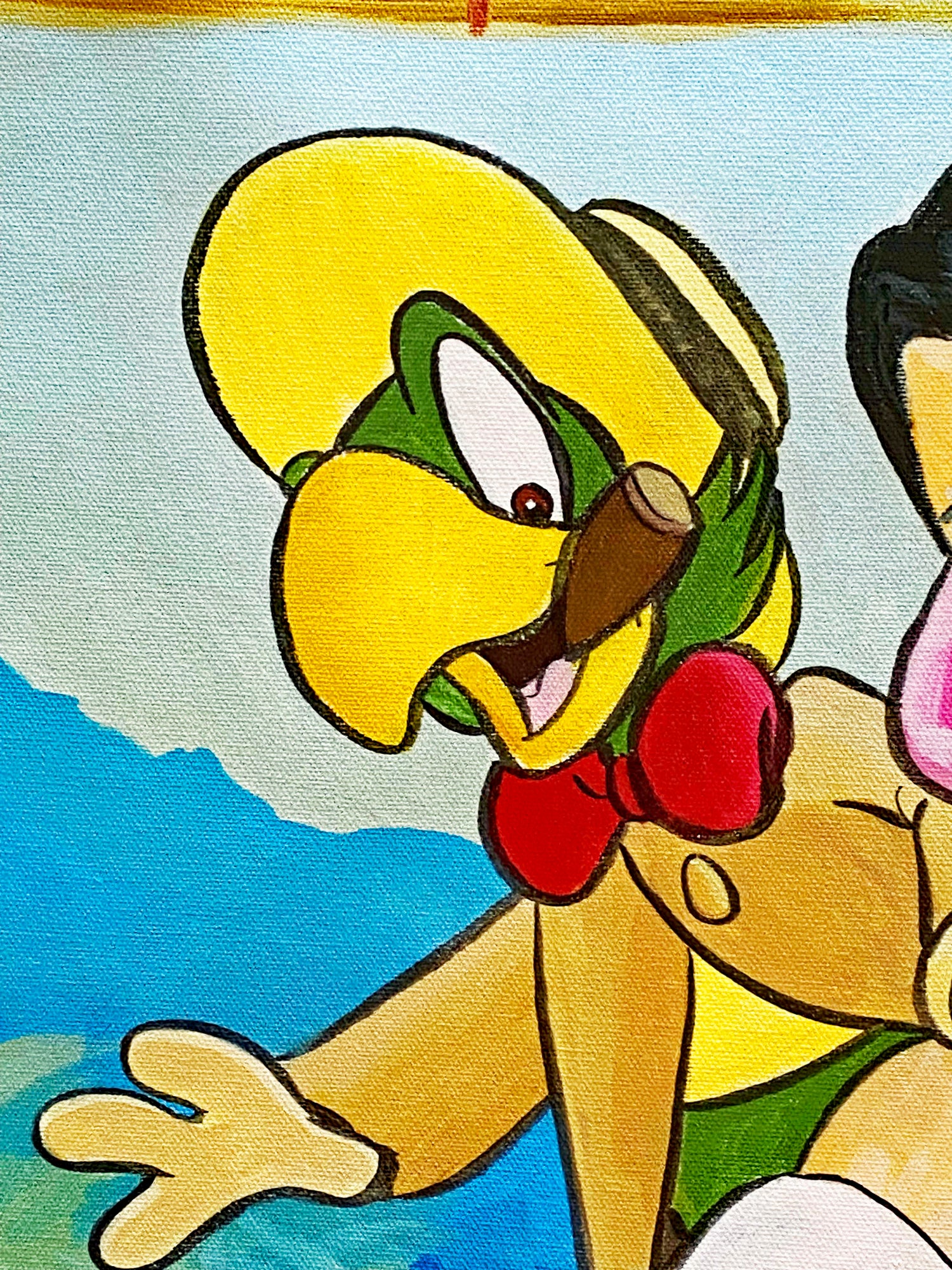 Three Caballeros Tricia Buchanan-Benson Canvas Giclée Artist Hand Signed and Numbered