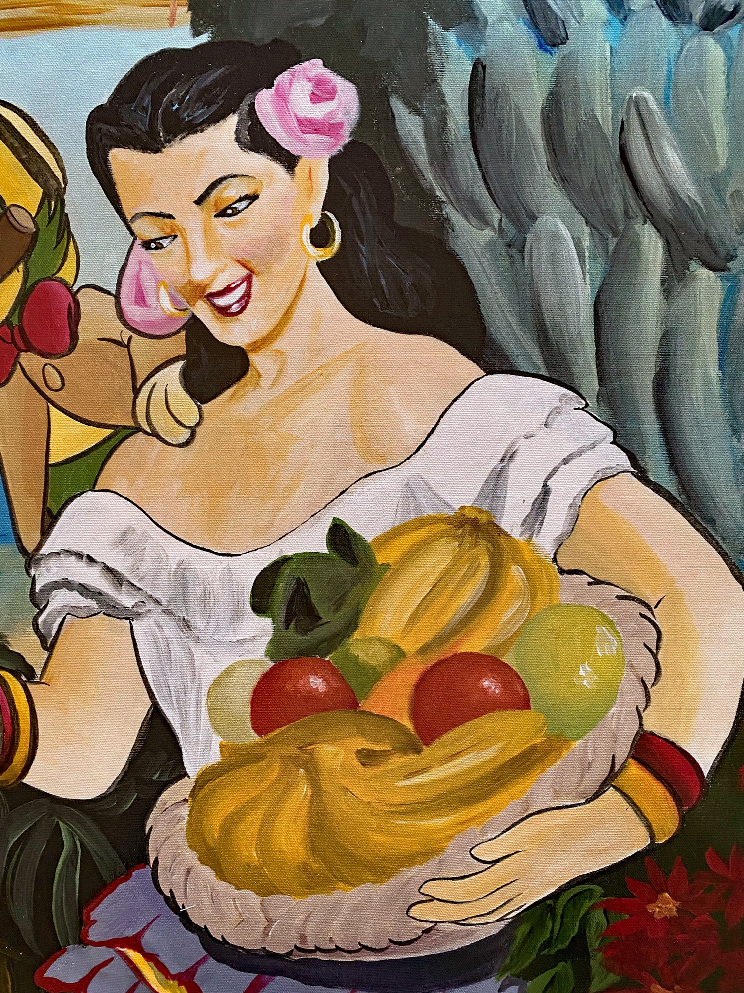 Three Caballeros Tricia Buchanan-Benson Canvas Giclée Artist Hand Signed and Numbered